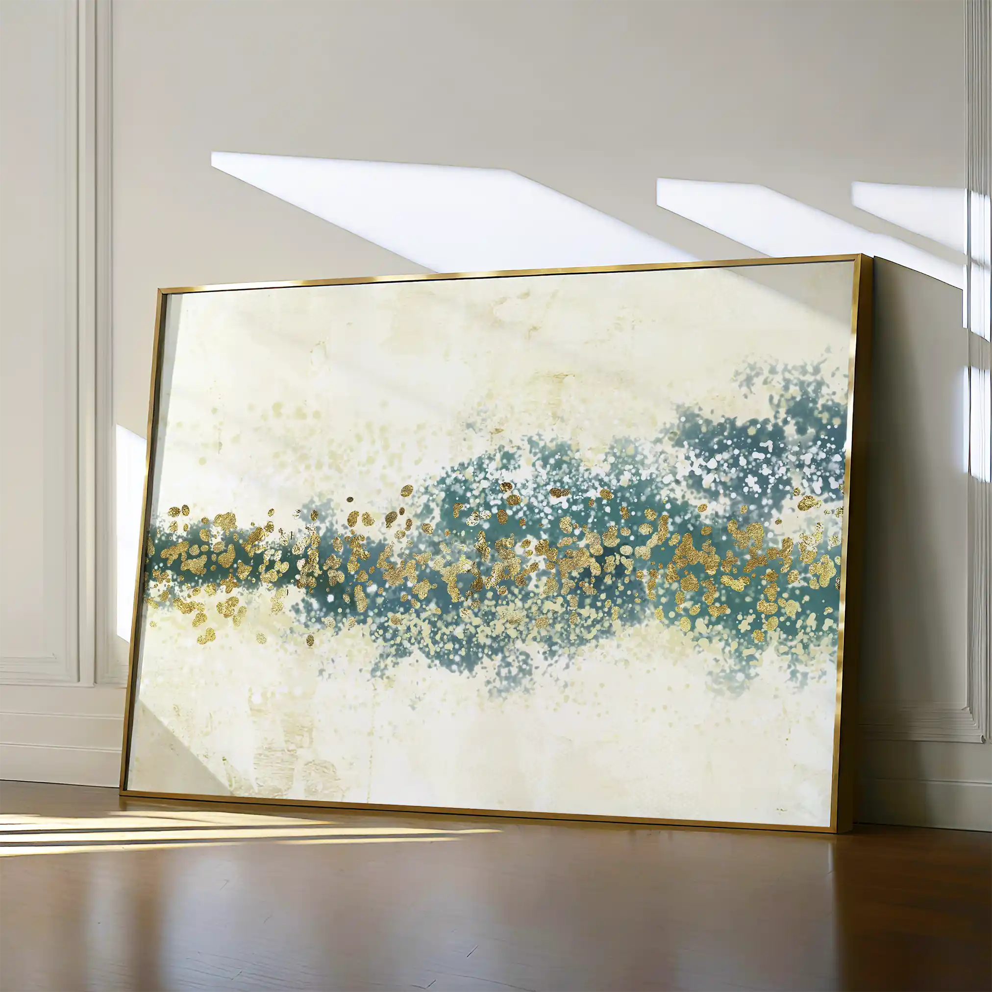 Abstract Canvas Wall Art WAD041-A 90 x 60 cm / Stretched on hidden frame