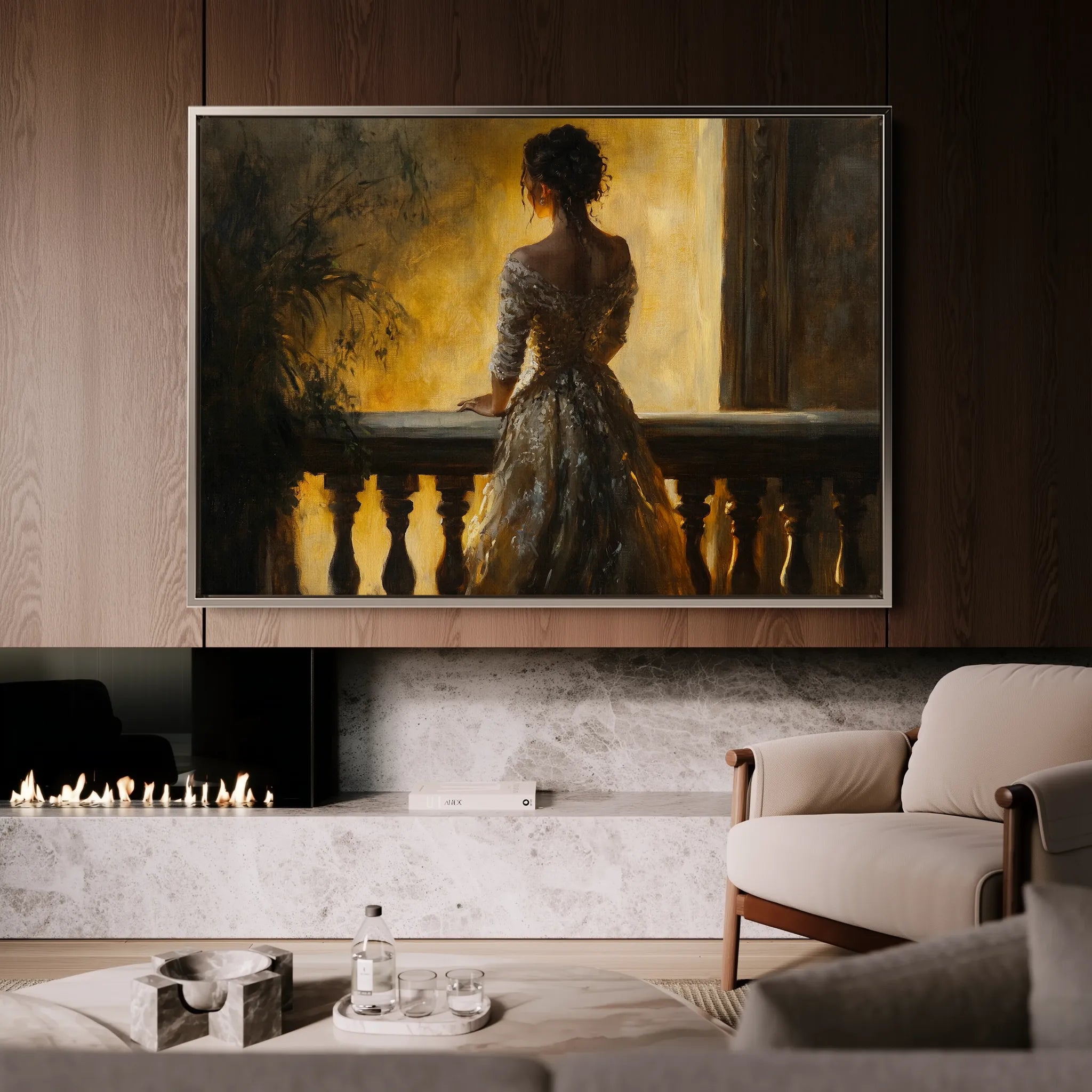 Classic Canvas Wall Art WAD041-CL 90 x 60 cm / Stretched on hidden frame