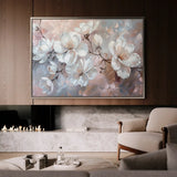 Floral Canvas Wall Art WAD041-F 90 x 60 cm / Stretched on hidden frame