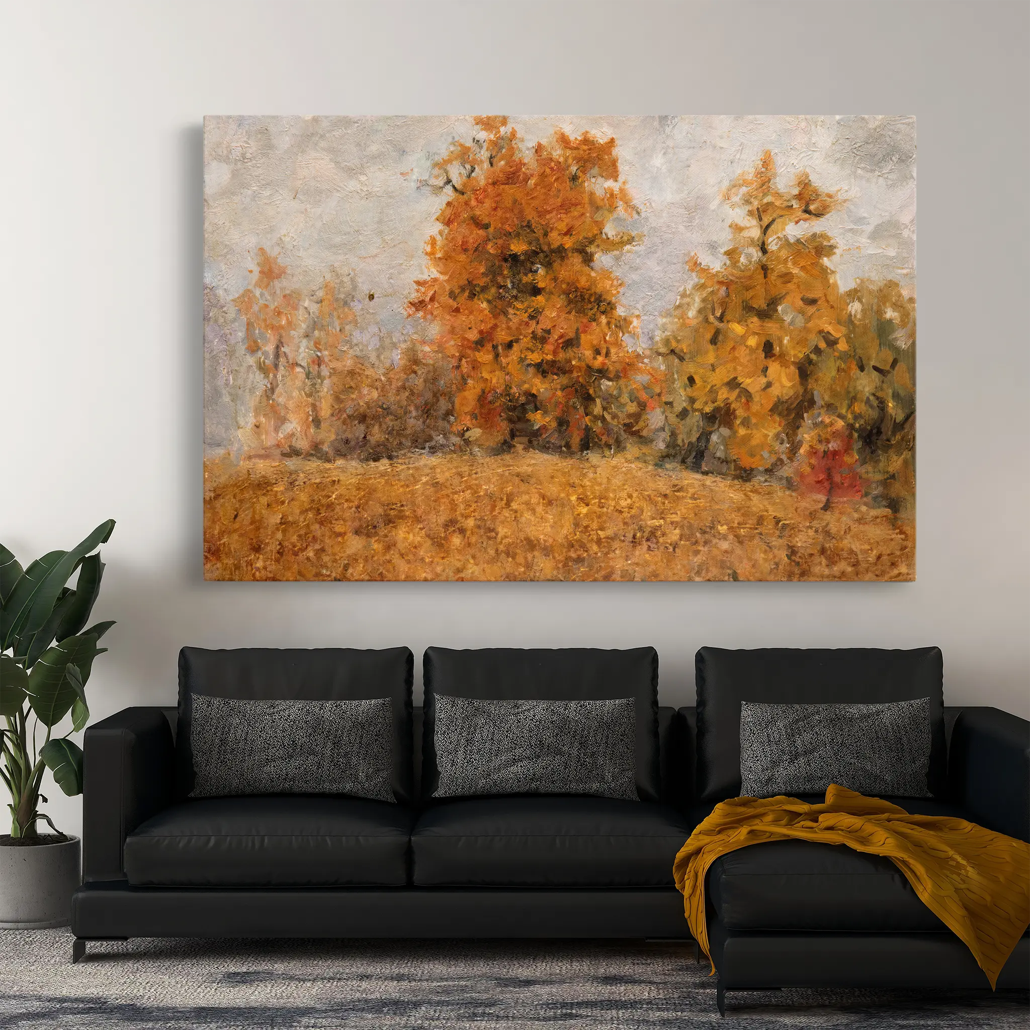 Landscape Canvas Wall Art WAD041-L 90 x 60 cm / Stretched on hidden frame