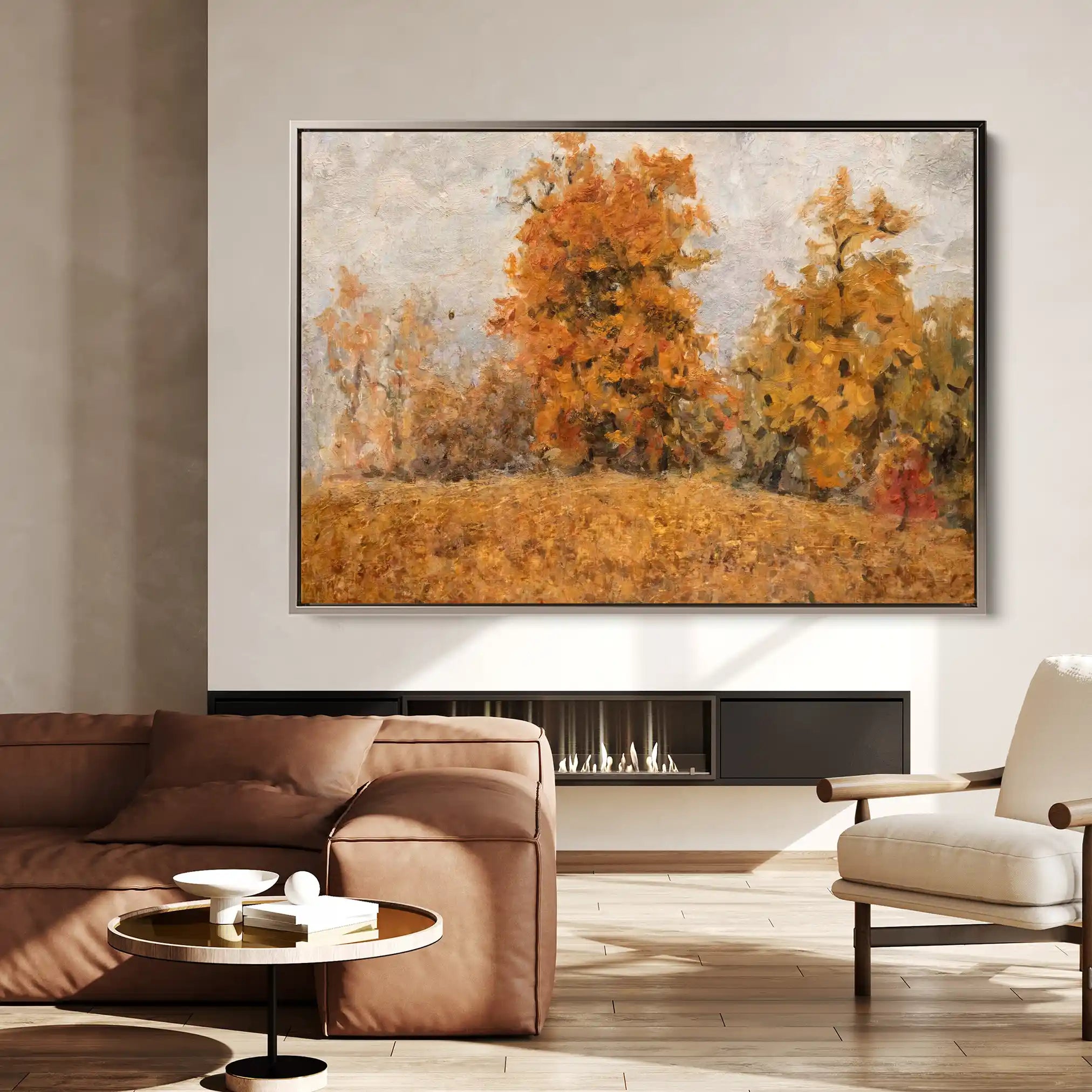 Landscape 041 Canvas Art 90 x 60 cm / Stretched on hidden frame
