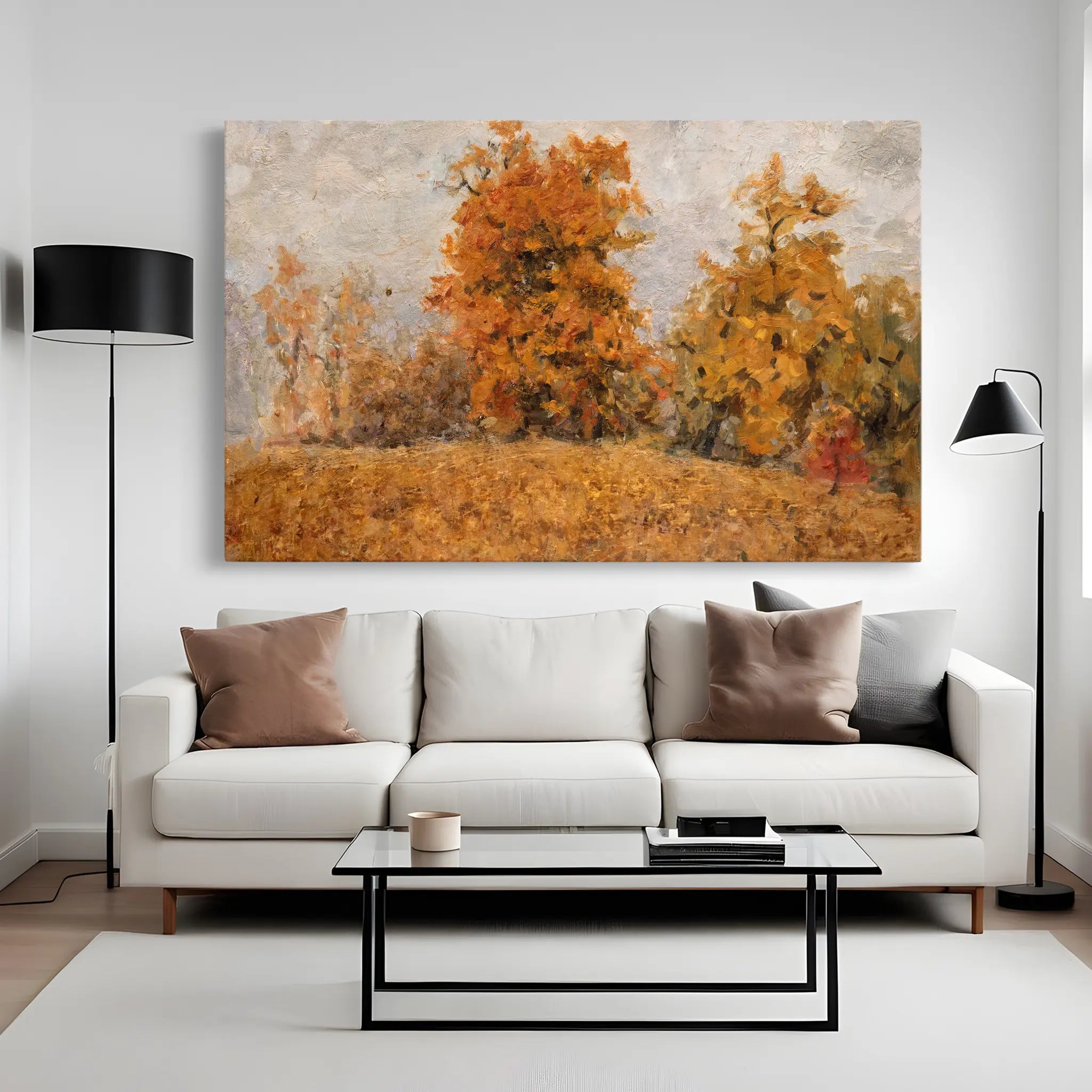 Landscape Canvas Wall Art WAD041-L 90 x 60 cm / Stretched on hidden frame