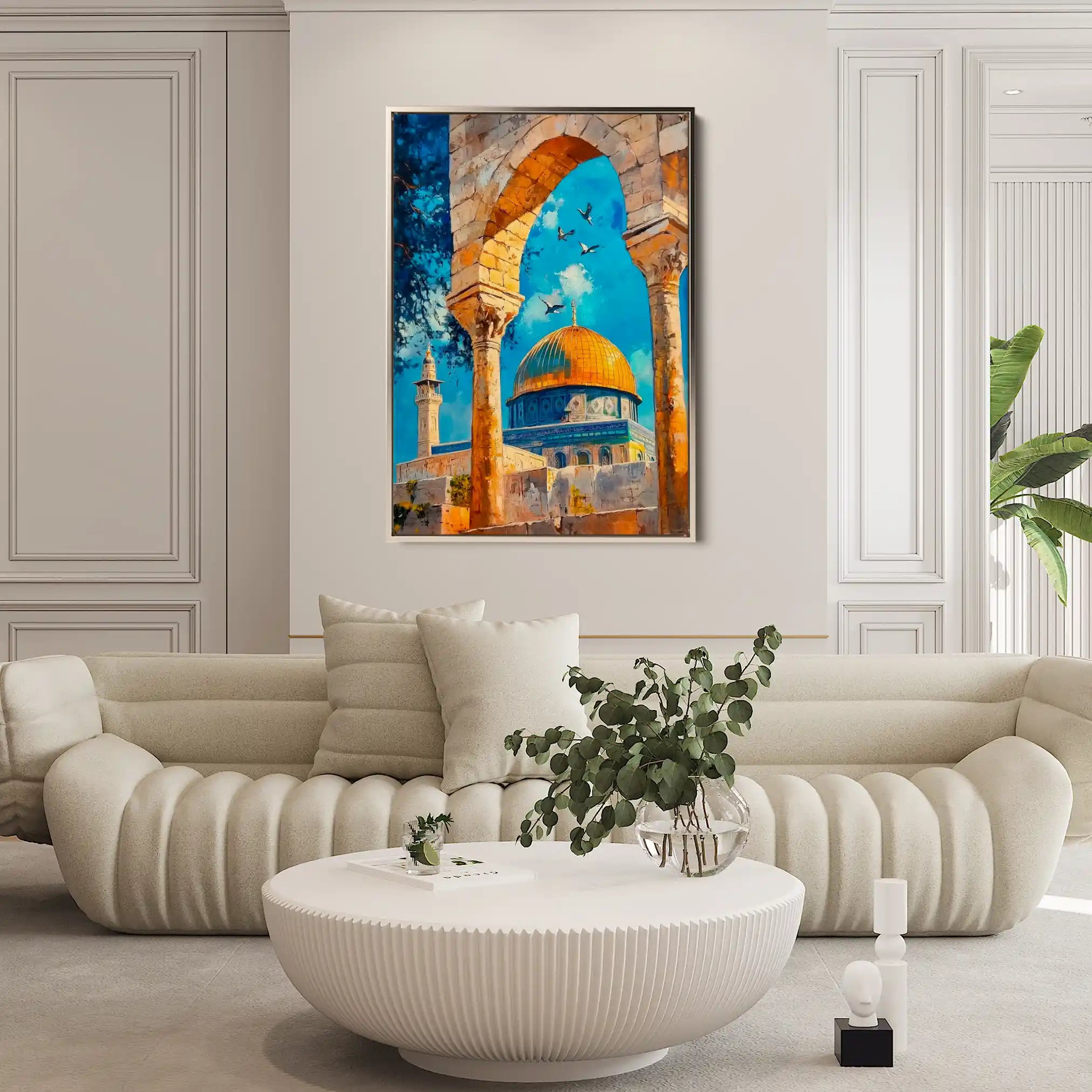 Palestine 041 Canvas Art 90 x 60 cm / Stretched on hidden frame
