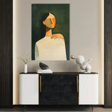 Portrait 041 Canvas Art 90 x 60 cm / Stretched on hidden frame