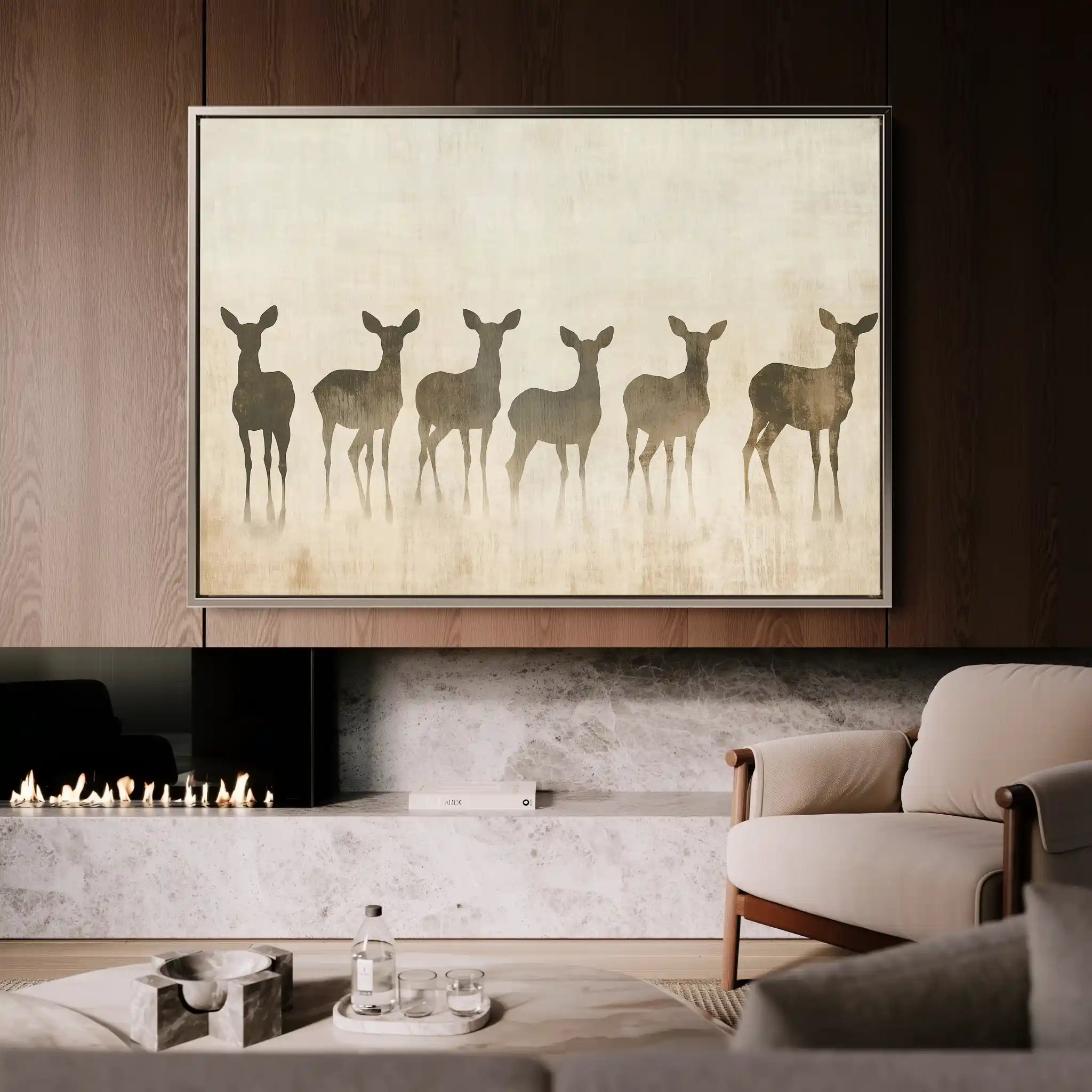 Animals 042 Canvas Art 90 x 60 cm / Stretched on hidden frame