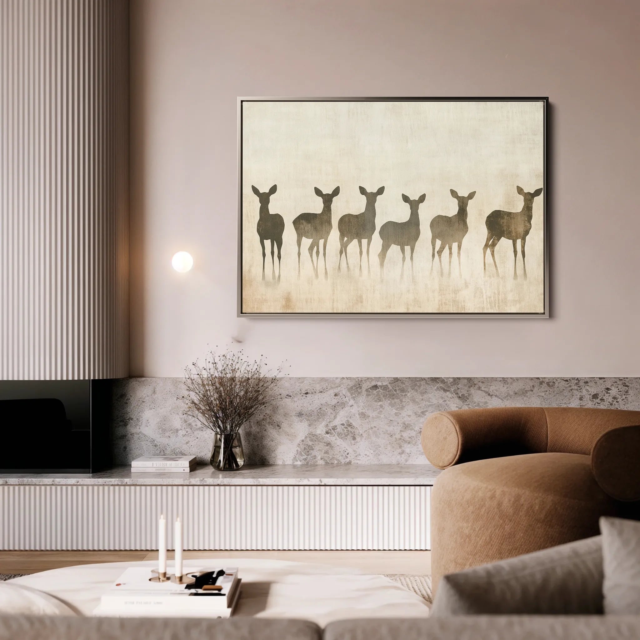 Animals Canvas Wall Art WAD042-AN 90 x 60 cm / Stretched on hidden frame
