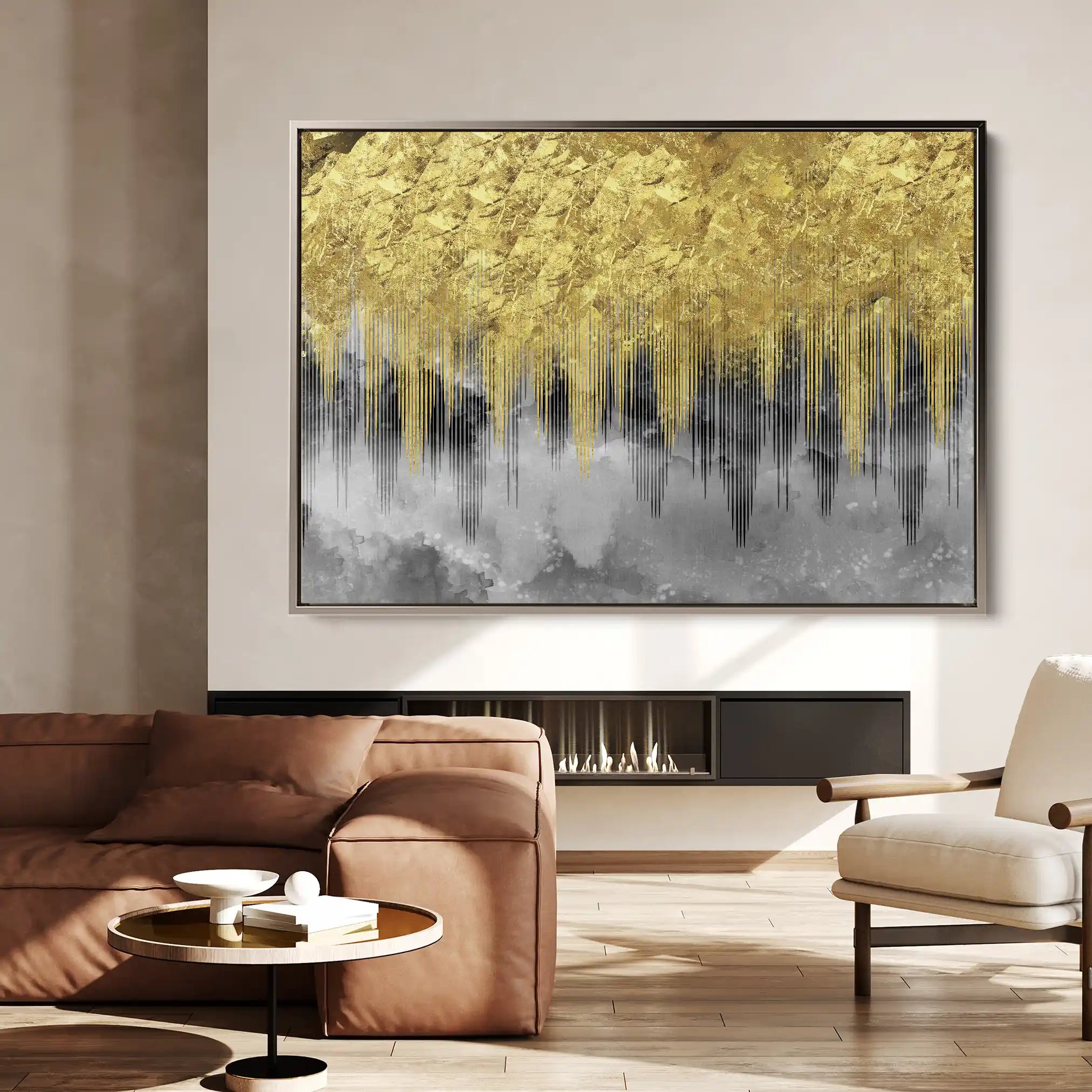 Abstract 042 Canvas Art 60 x 40 cm / Stretched on hidden frame