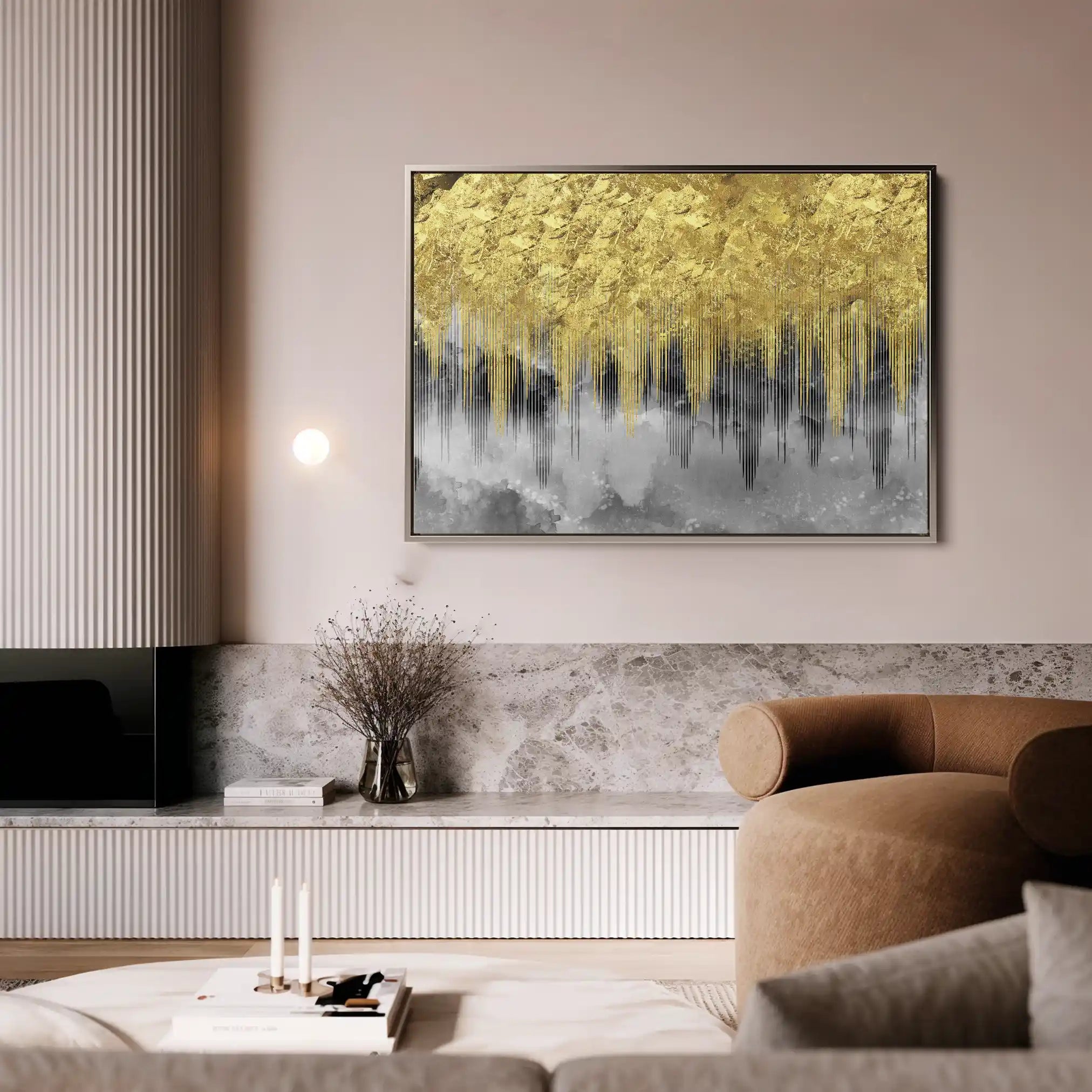 Abstract 042 Canvas Art 60 x 40 cm / Stretched on hidden frame