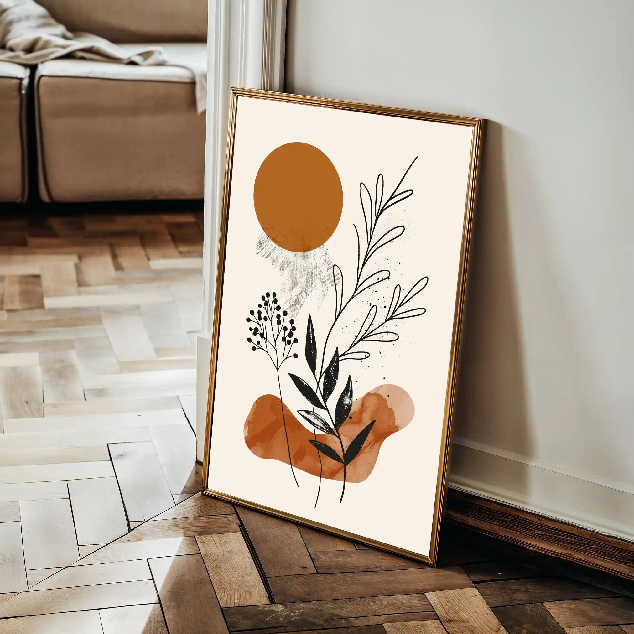 Boho 042 Canvas Art 90 x 60 cm / Stretched on hidden frame