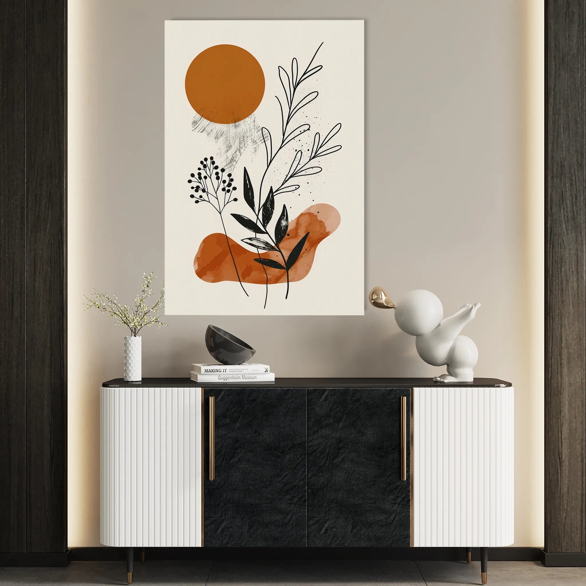 Boho Canvas Wall Art WAD042-BH 90 x 60 cm / Stretched on hidden frame