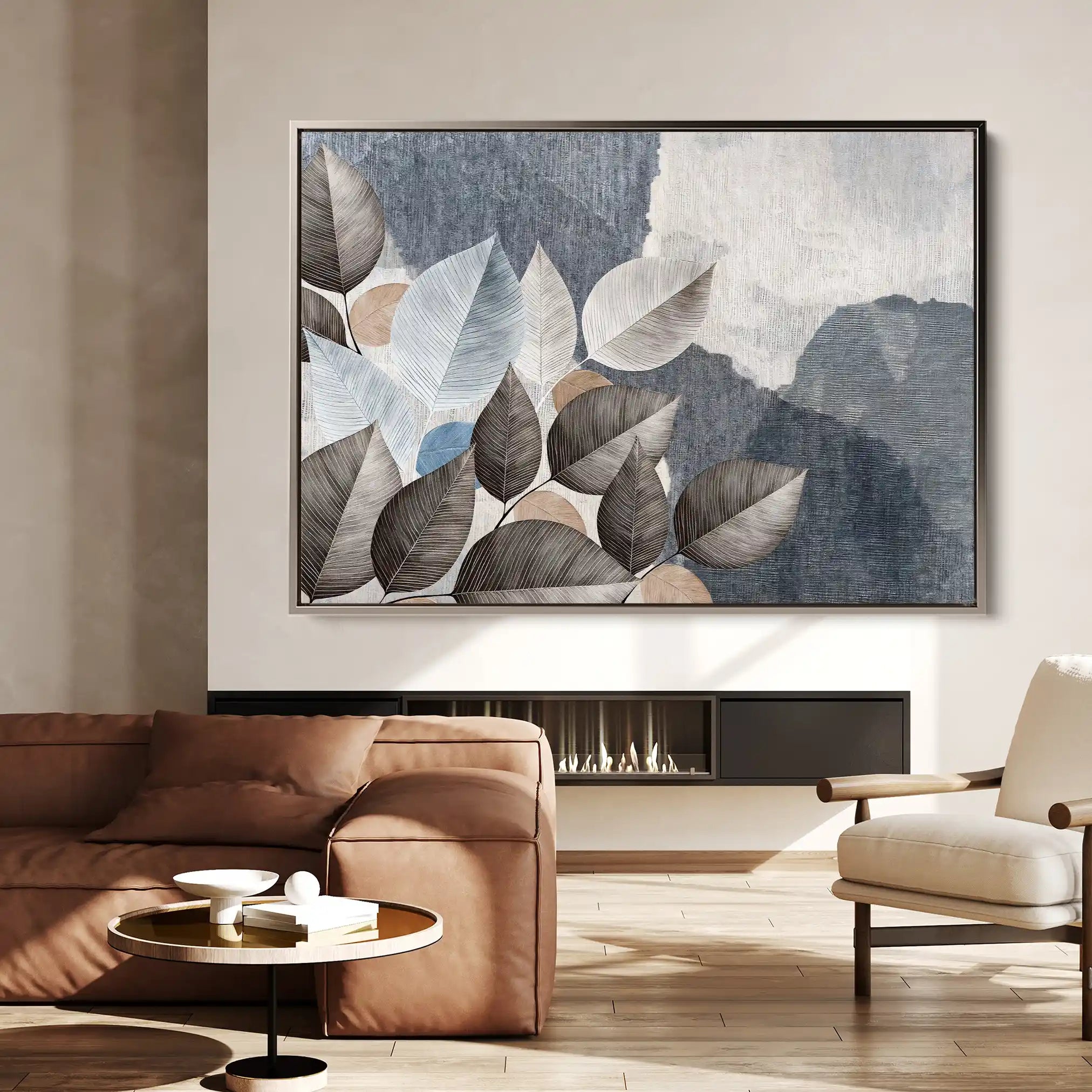 Floral Canvas Wall Art WAD042-F 90 x 60 cm / Stretched on hidden frame