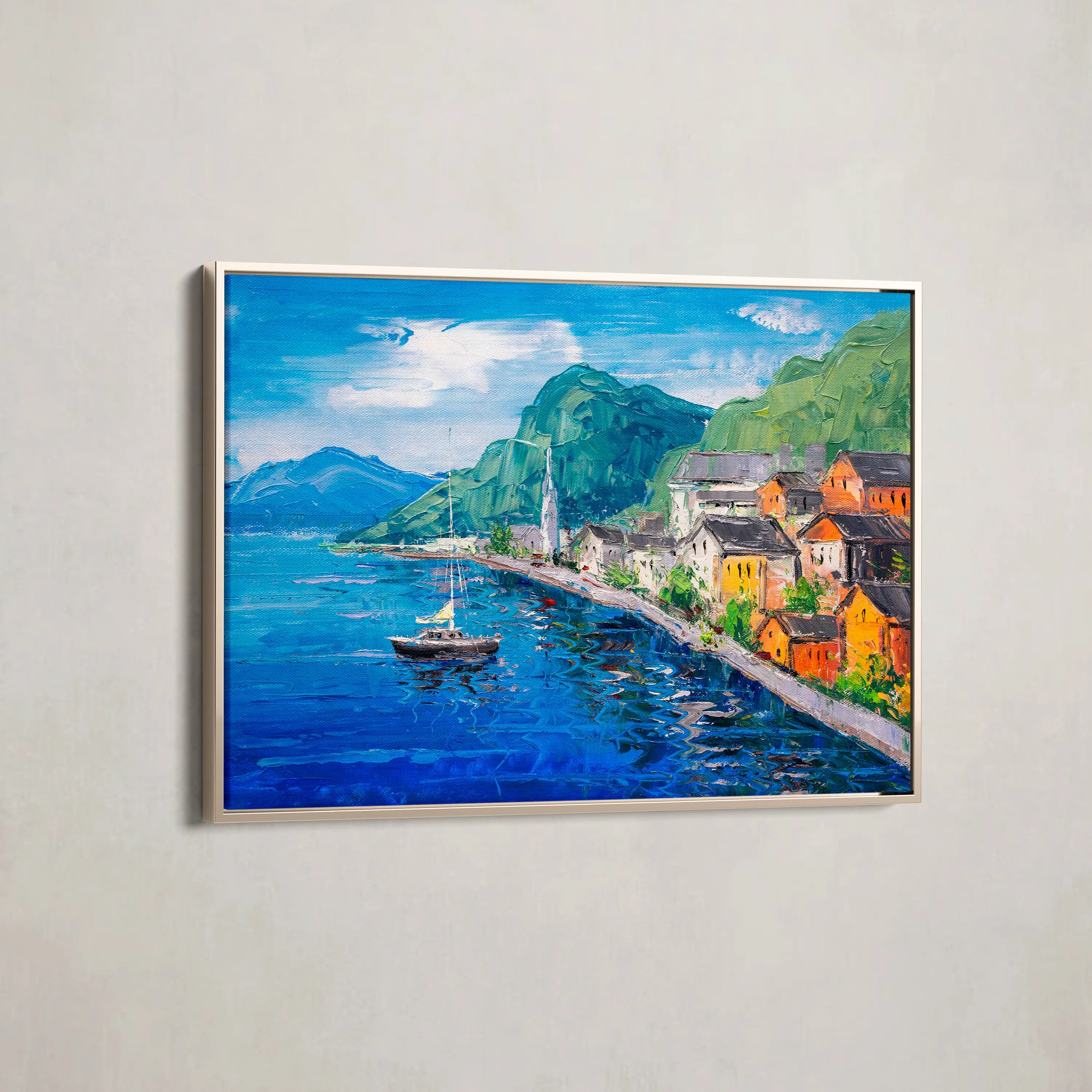 Landscape Canvas Wall Art WAD042-L 90 x 60 cm / Stretched on hidden frame