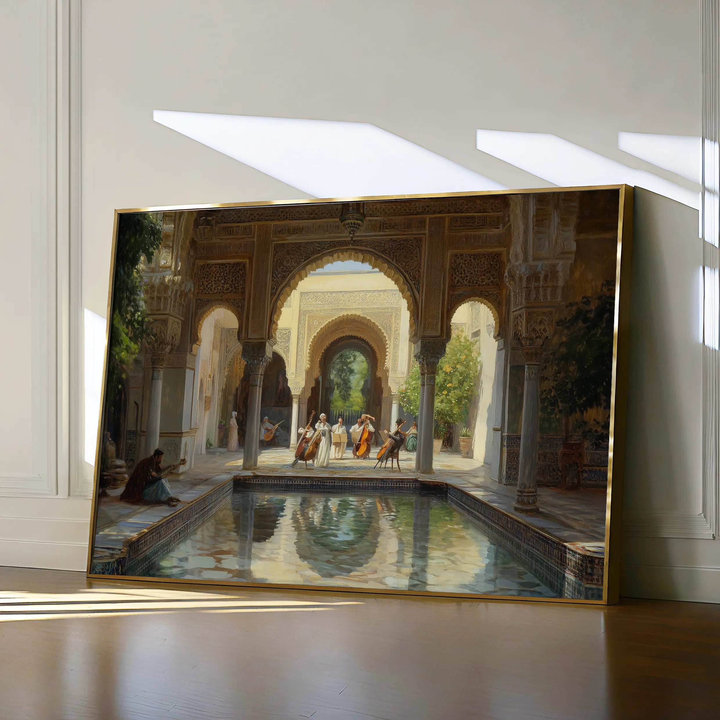Orientalist Canvas Wall Art WAD042-OR 90 x 60 cm / Stretched on hidden frame