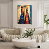 Portrait 042 Canvas Art 90 x 60 cm / Stretched on hidden frame