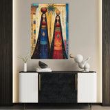 Portrait 042 Canvas Art 90 x 60 cm / Stretched on hidden frame