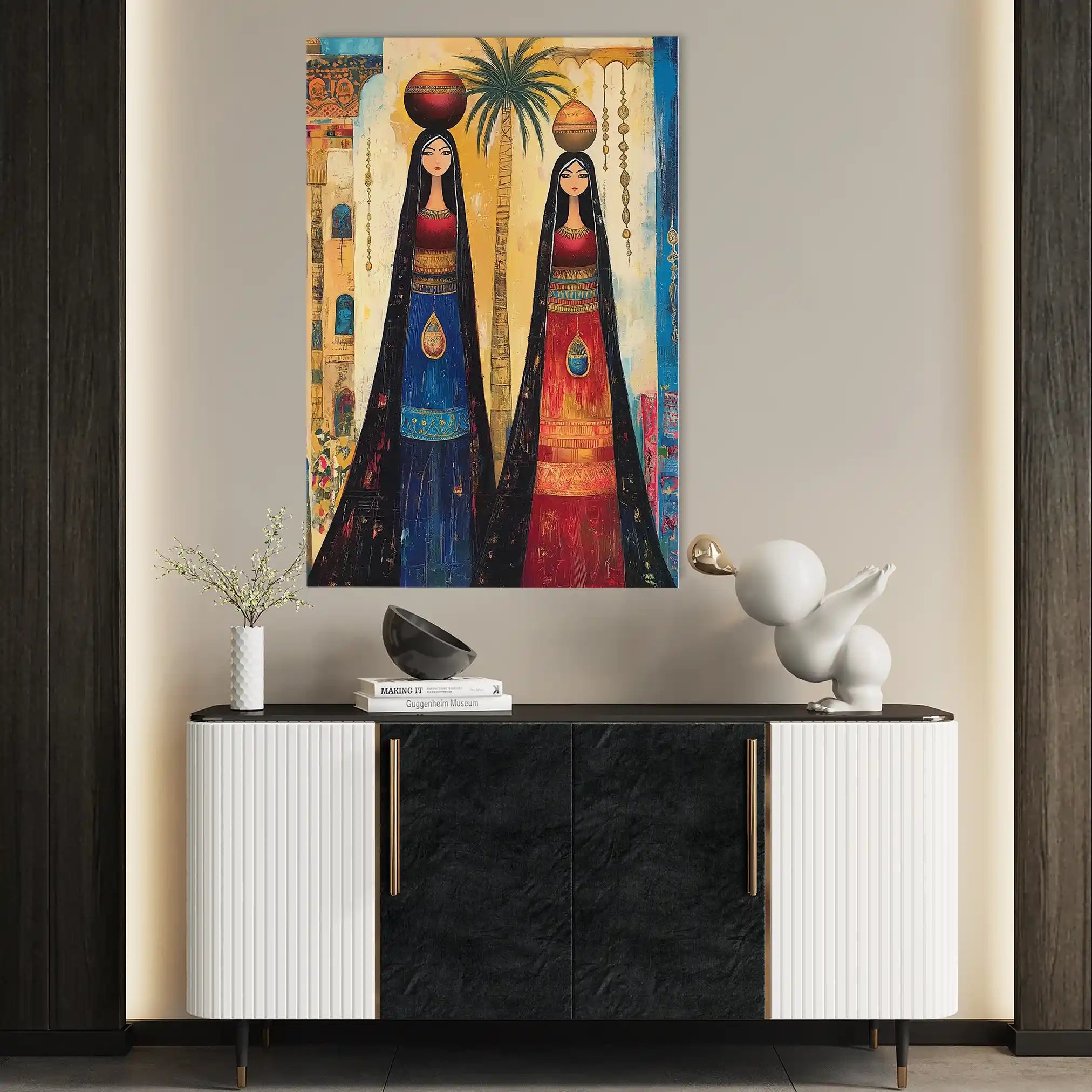 Portrait 042 Canvas Art 90 x 60 cm / Stretched on hidden frame