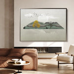 Abstract 043 Canvas Art 60 x 40 cm / Stretched on hidden frame