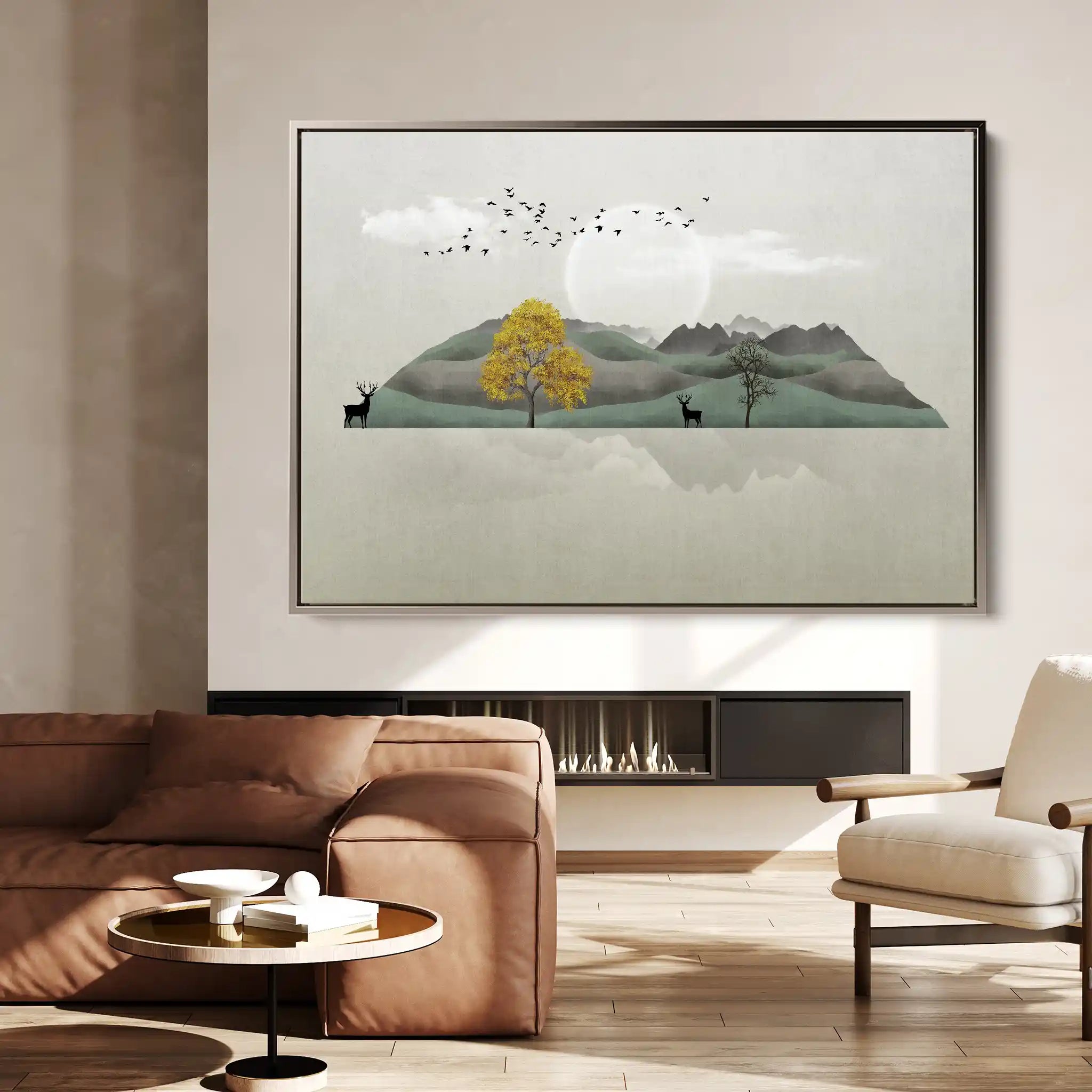 Abstract 043 Canvas Art 60 x 40 cm / Stretched on hidden frame