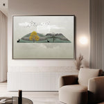 Abstract 043 Canvas Art 60 x 40 cm / Stretched on hidden frame
