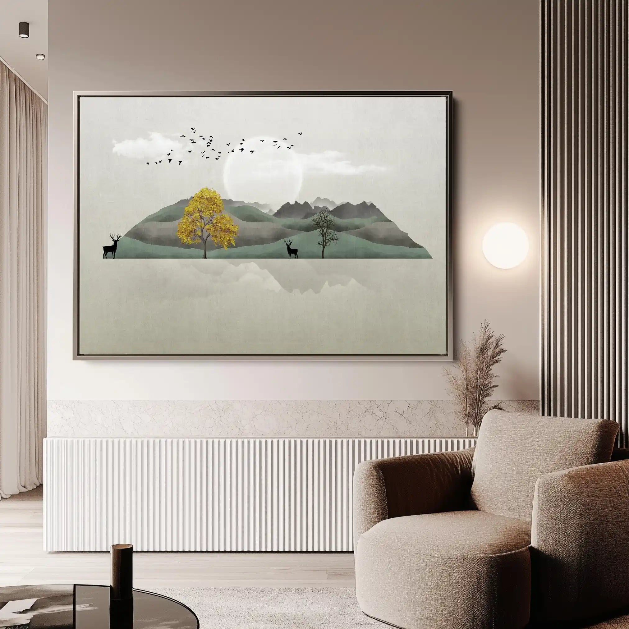 Abstract 043 Canvas Art 60 x 40 cm / Stretched on hidden frame