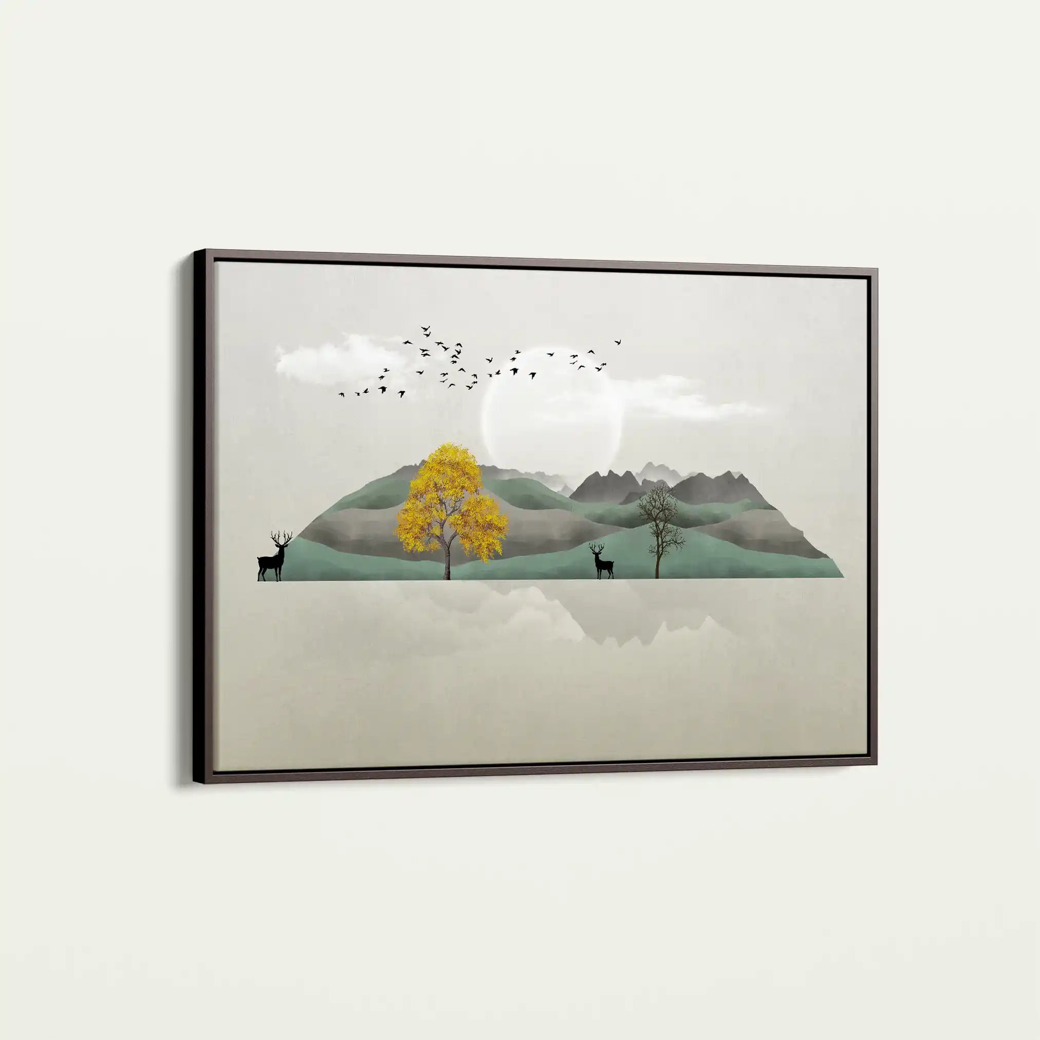 Abstract 043 Canvas Art 60 x 40 cm / Stretched on hidden frame