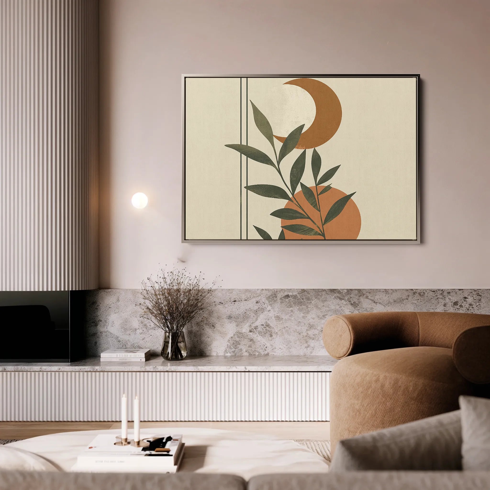 Boho Canvas Wall Art WAD043-BH 90 x 60 cm / Stretched on hidden frame