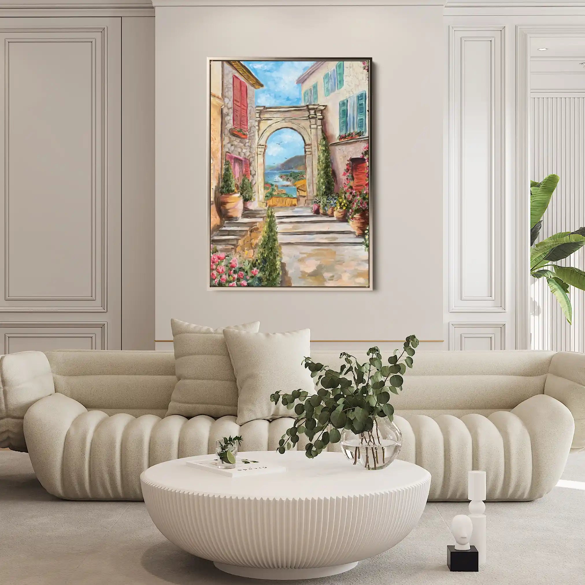 Landscape 043 Canvas Art 90 x 60 cm / Stretched on hidden frame