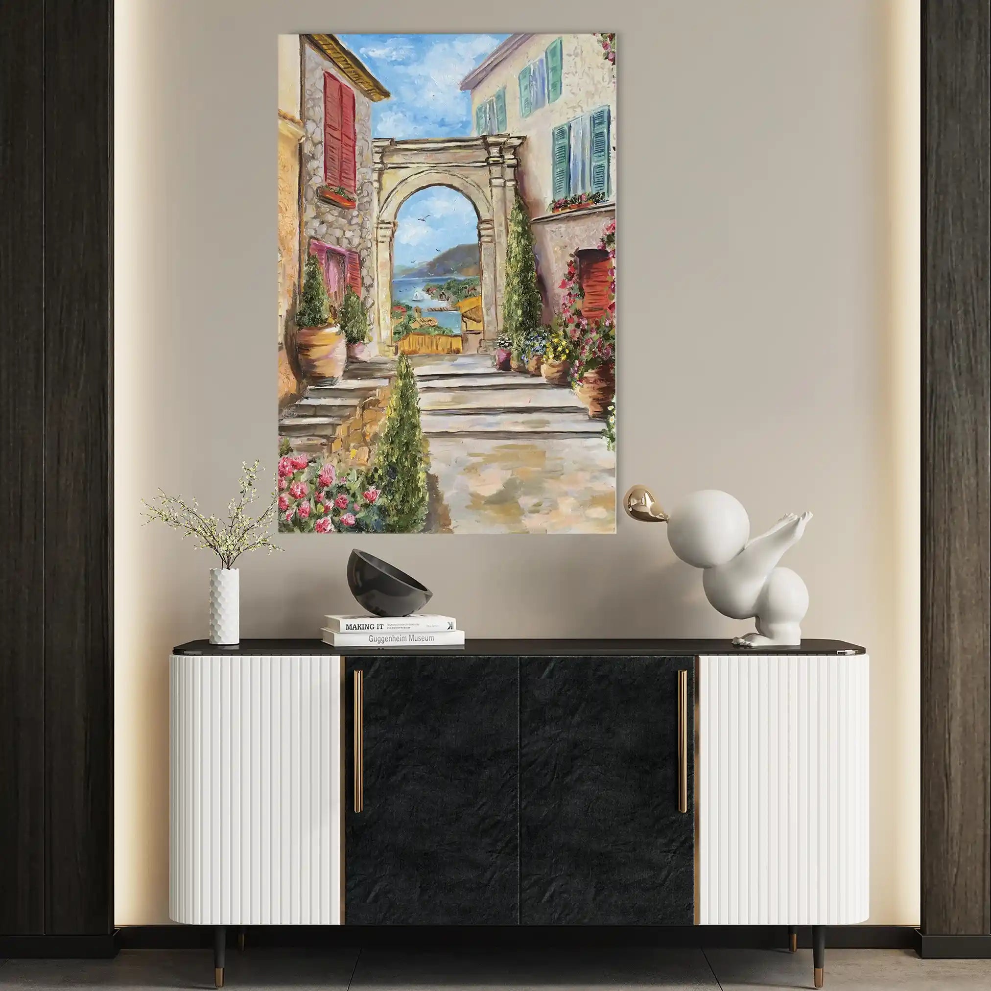 Landscape 043 Canvas Art 90 x 60 cm / Stretched on hidden frame