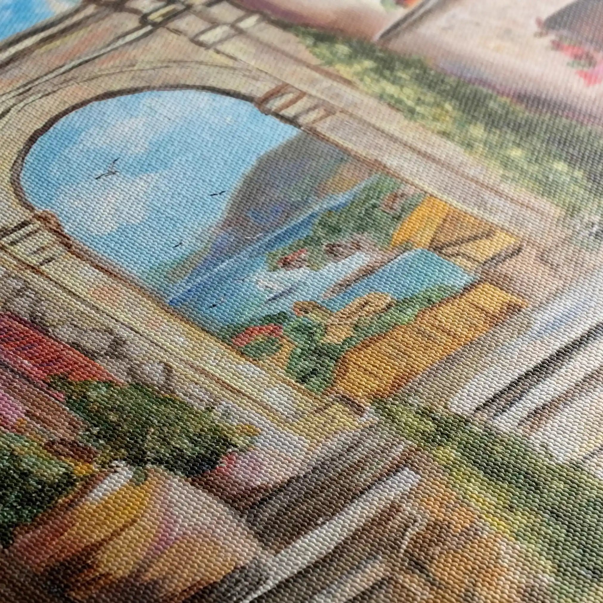 Landscape 043 Canvas Art 90 x 60 cm / Stretched on hidden frame
