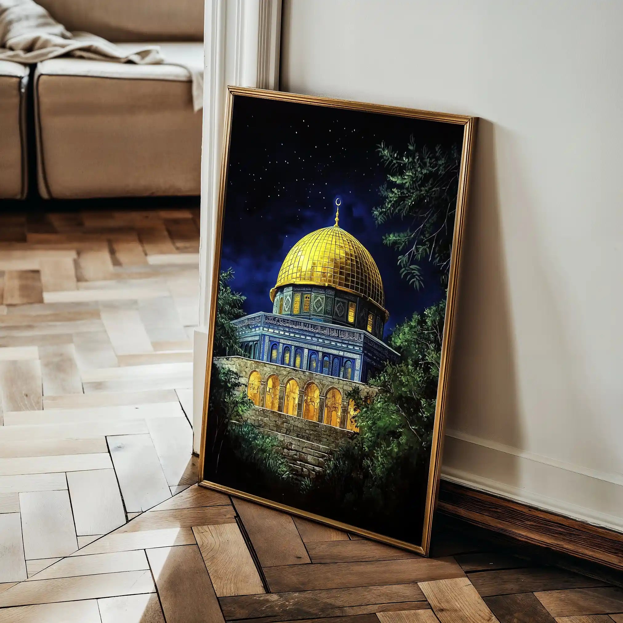 Palestine 043 Canvas Art 90 x 60 cm / Stretched on hidden frame