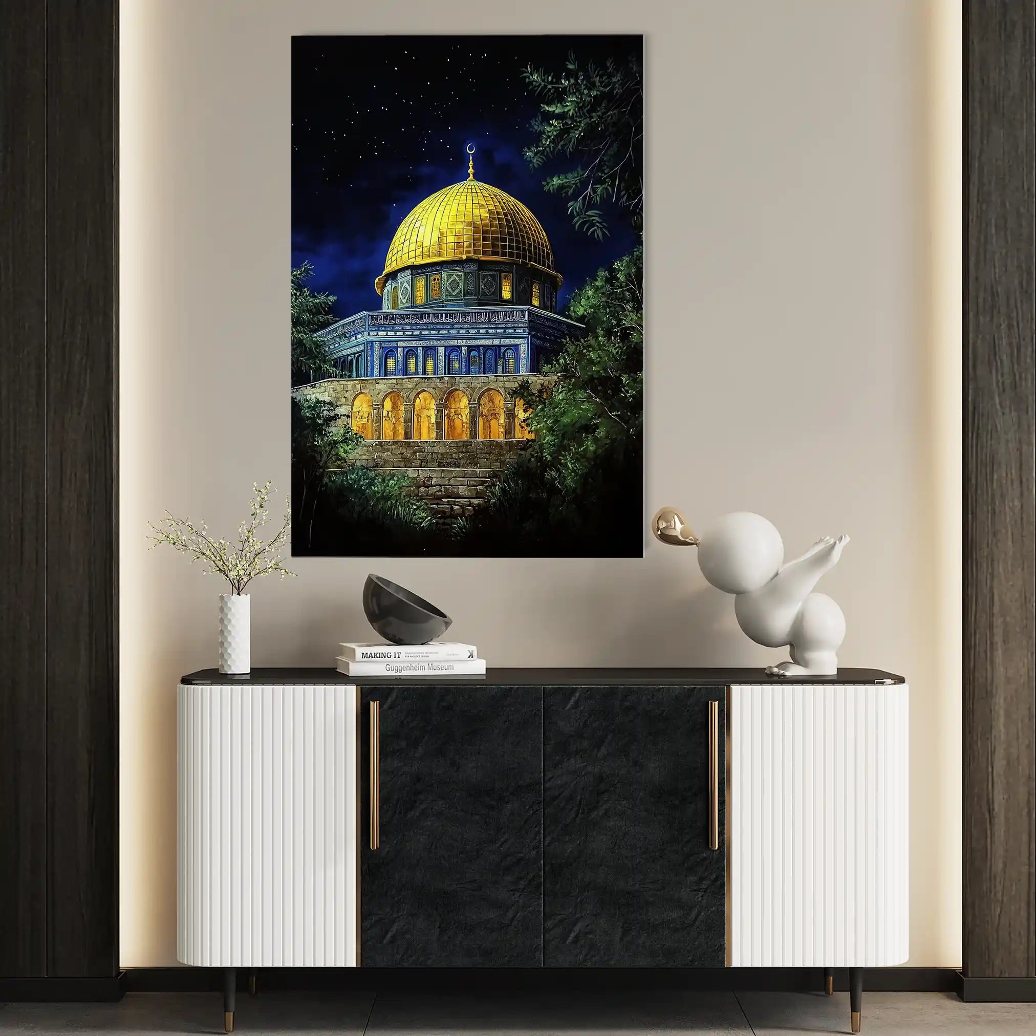 Palestine 043 Canvas Art 90 x 60 cm / Stretched on hidden frame