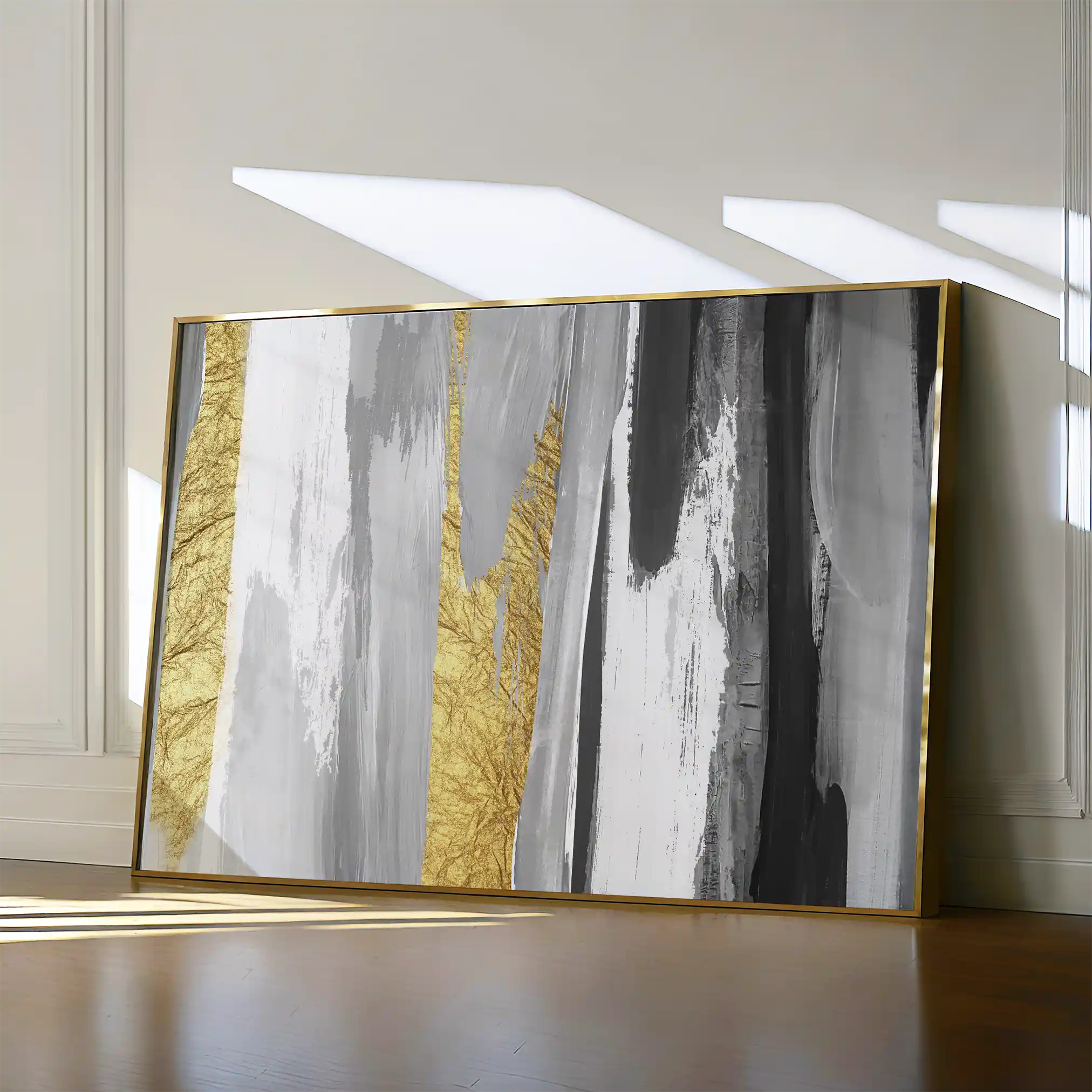 Abstract Canvas Wall Art WAD044-A 90 x 60 cm / Stretched on hidden frame