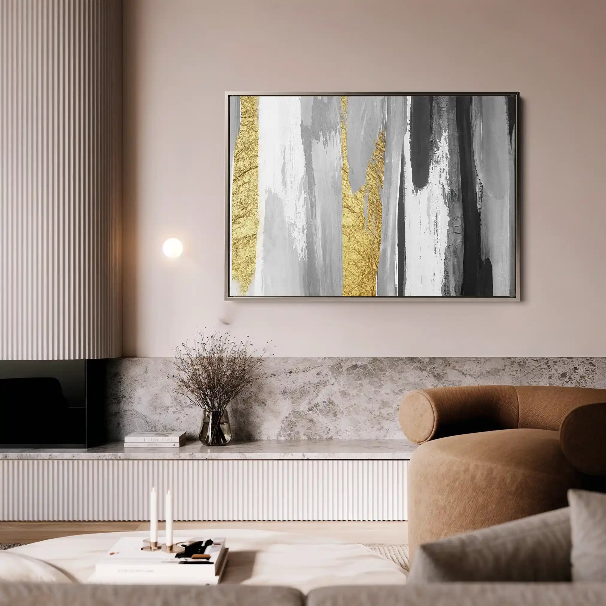 Abstract 044 Canvas Art 60 x 40 cm / Stretched on hidden frame