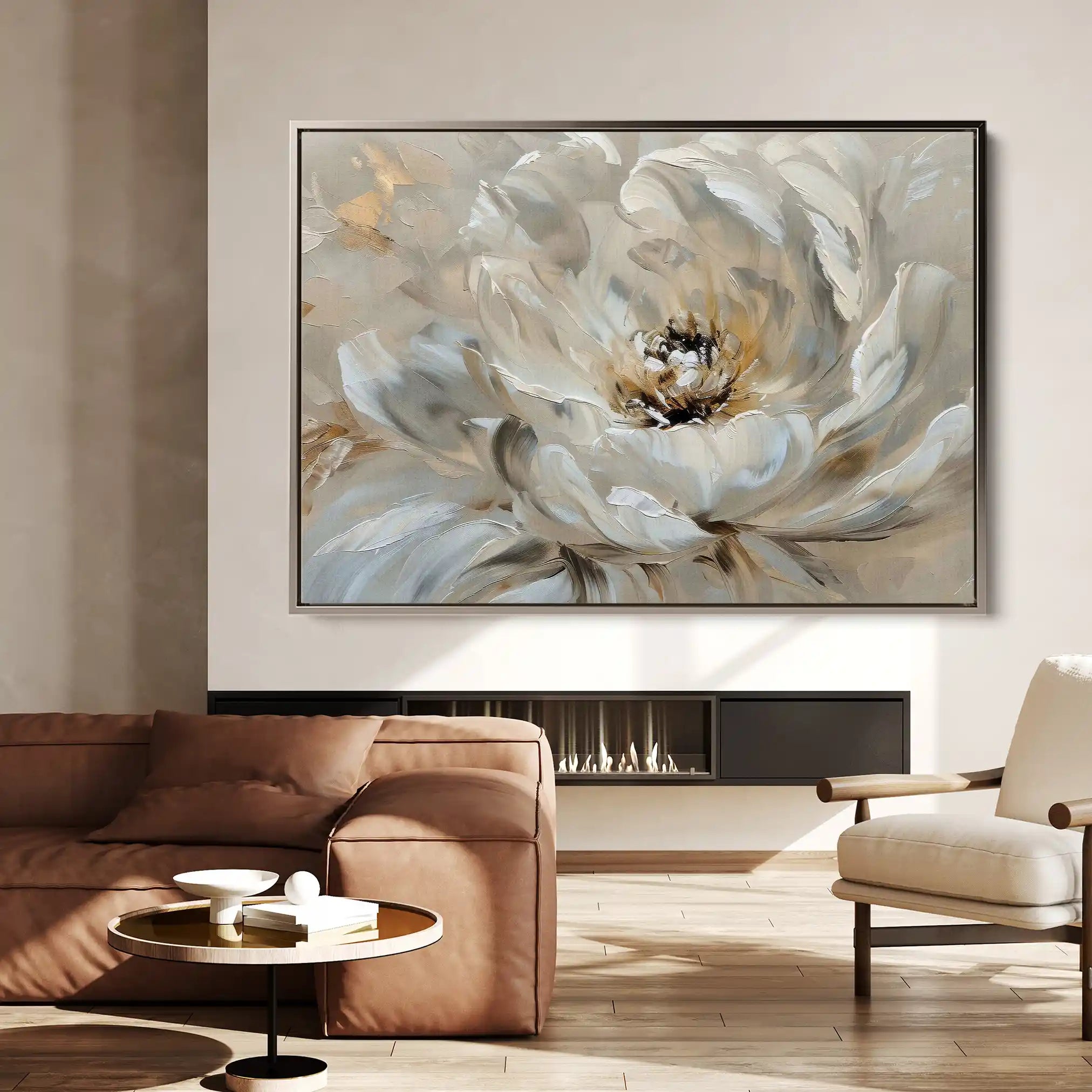 Floral Canvas Wall Art WAD044-F 90 x 60 cm / Stretched on hidden frame