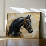 Horses 044 Canvas Art 90 x 60 cm / Stretched on hidden frame