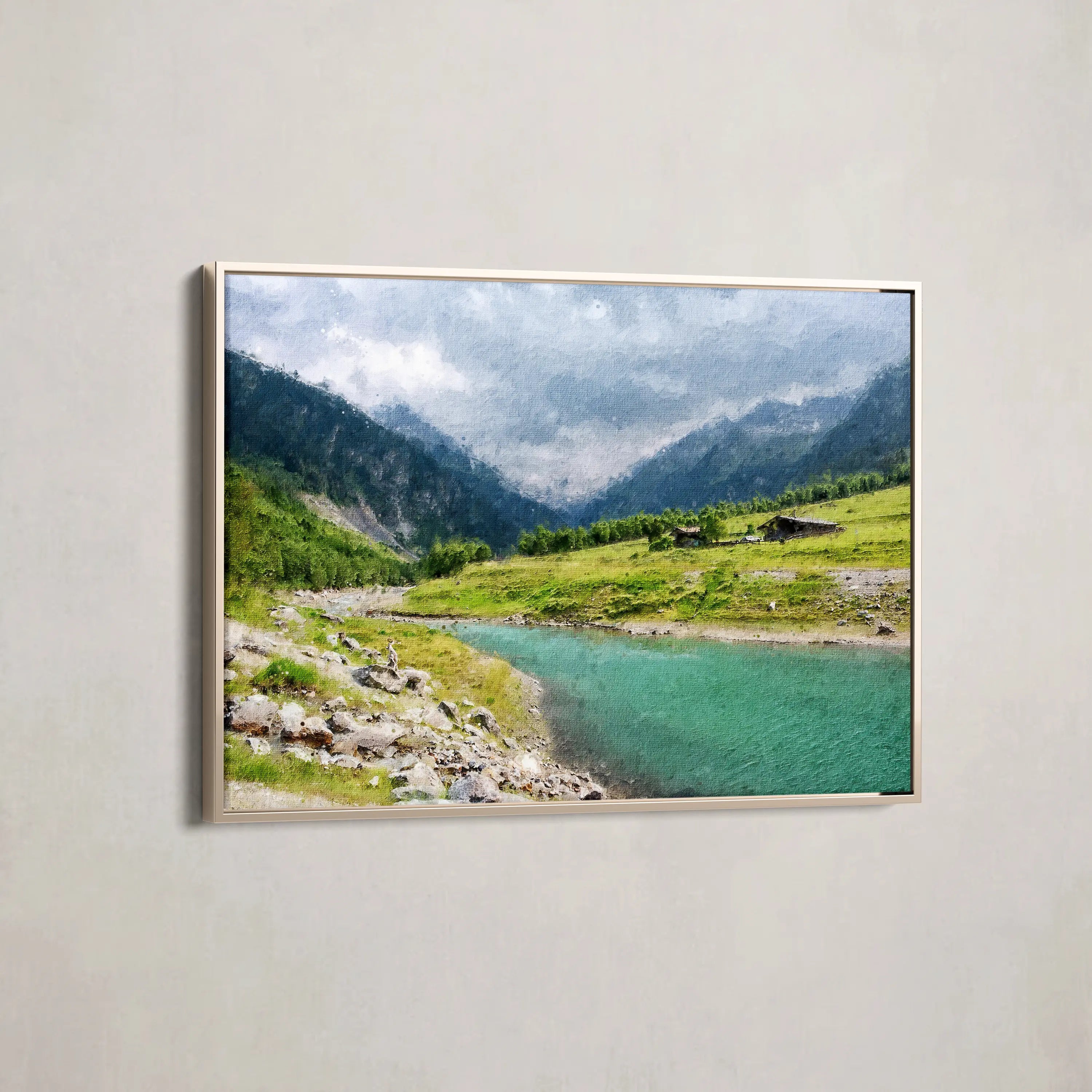 Landscape Canvas Wall Art WAD044-L 90 x 60 cm / Stretched on hidden frame