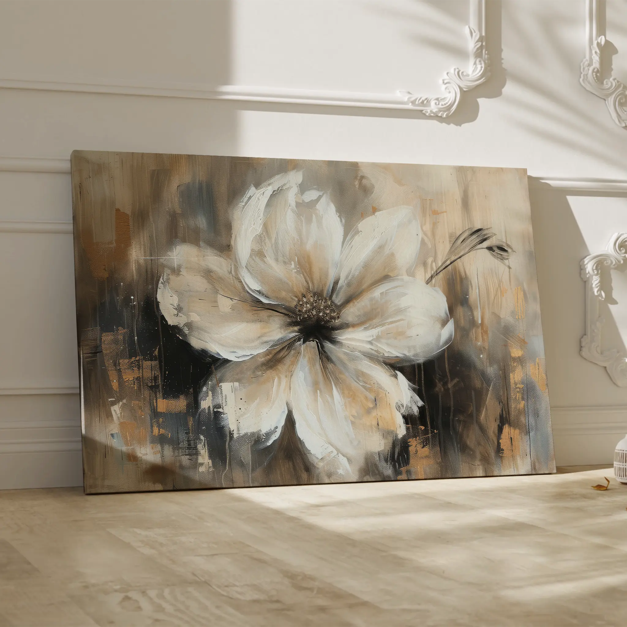 Floral Canvas Wall Art WAD045-F 90 x 60 cm / Stretched on hidden frame