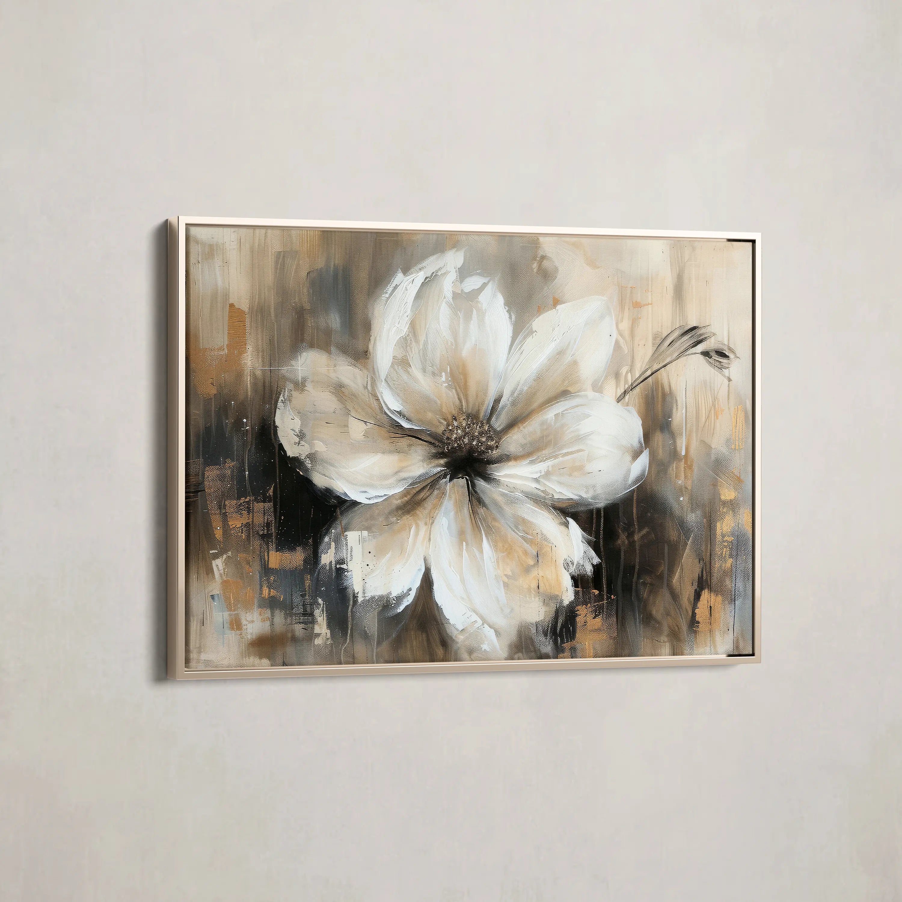 Floral Canvas Wall Art WAD045-F 90 x 60 cm / Stretched on hidden frame