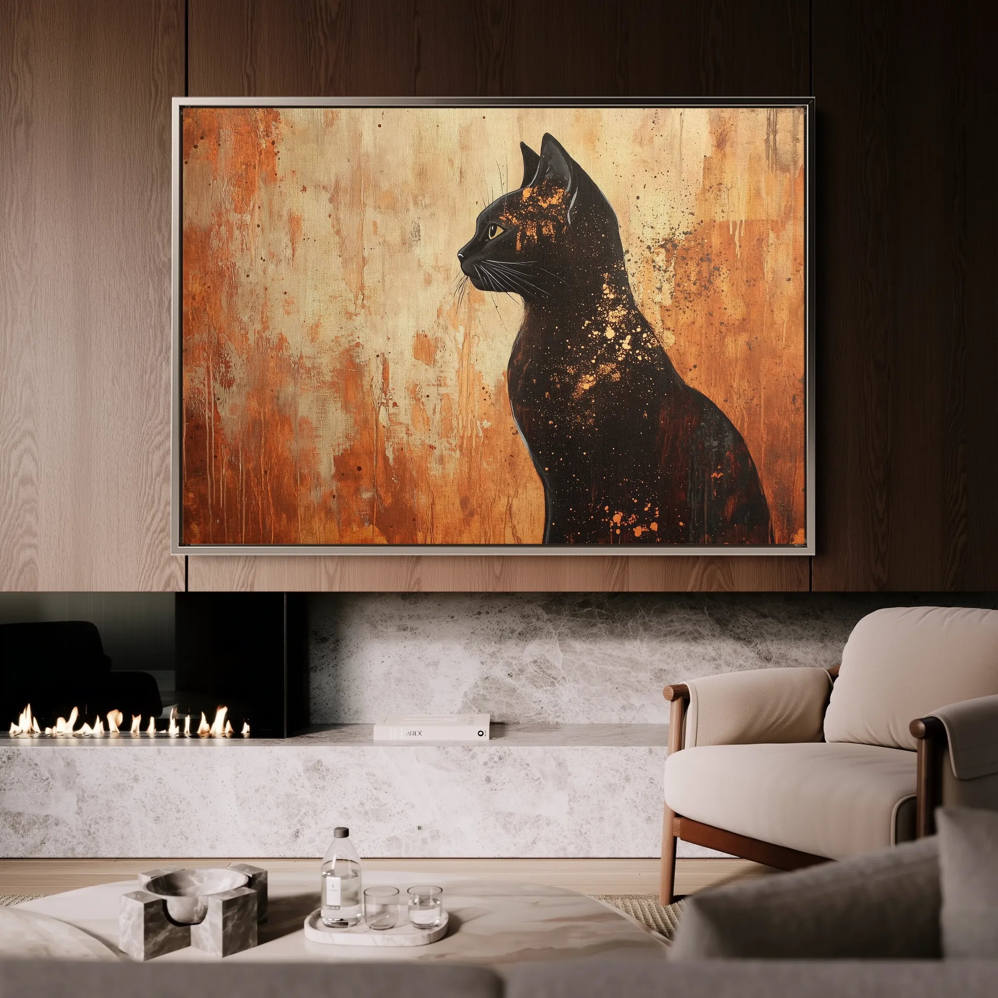 Animals Canvas Wall Art WAD046-AN 90 x 60 cm / Stretched on hidden frame