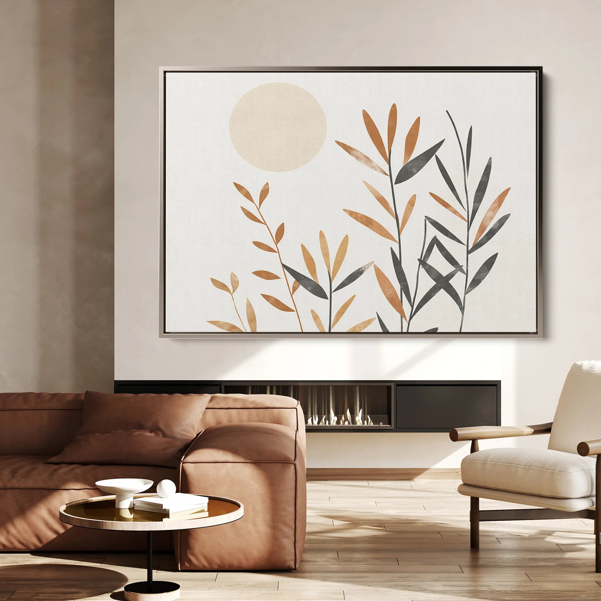 Boho Canvas Wall Art WAD046-BH 90 x 60 cm / Stretched on hidden frame