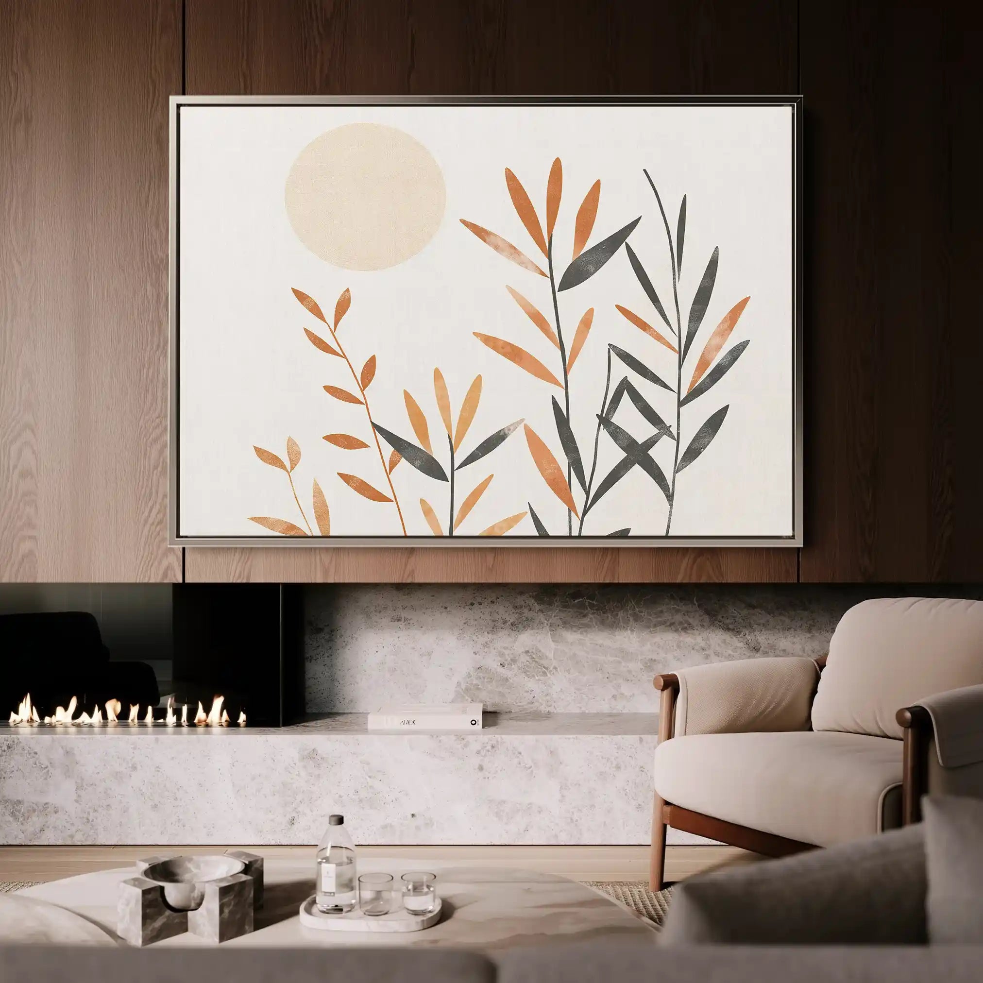 Boho 046 Canvas Art 90 x 60 cm / Stretched on hidden frame