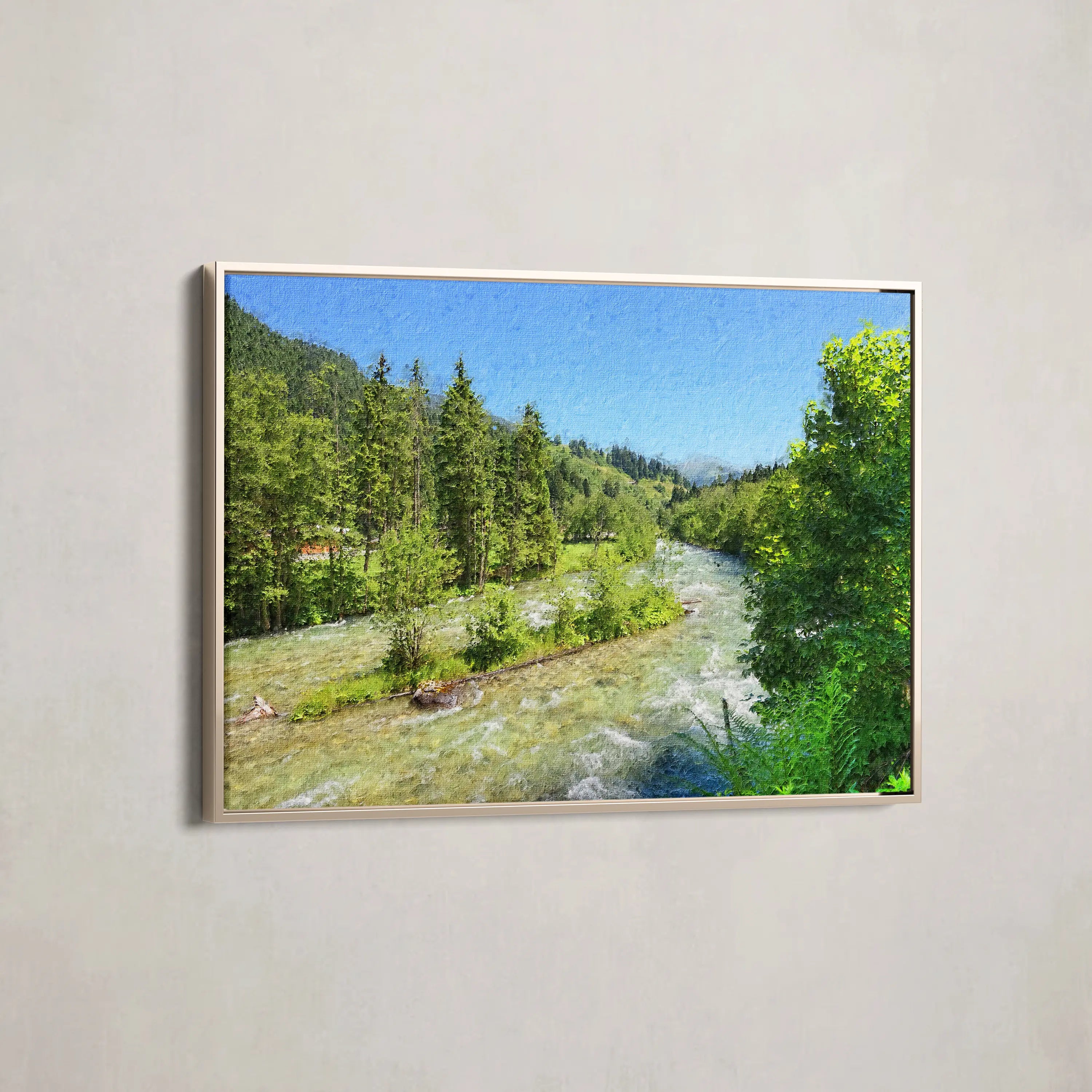 Landscape Canvas Wall Art WAD046-L 90 x 60 cm / Stretched on hidden frame