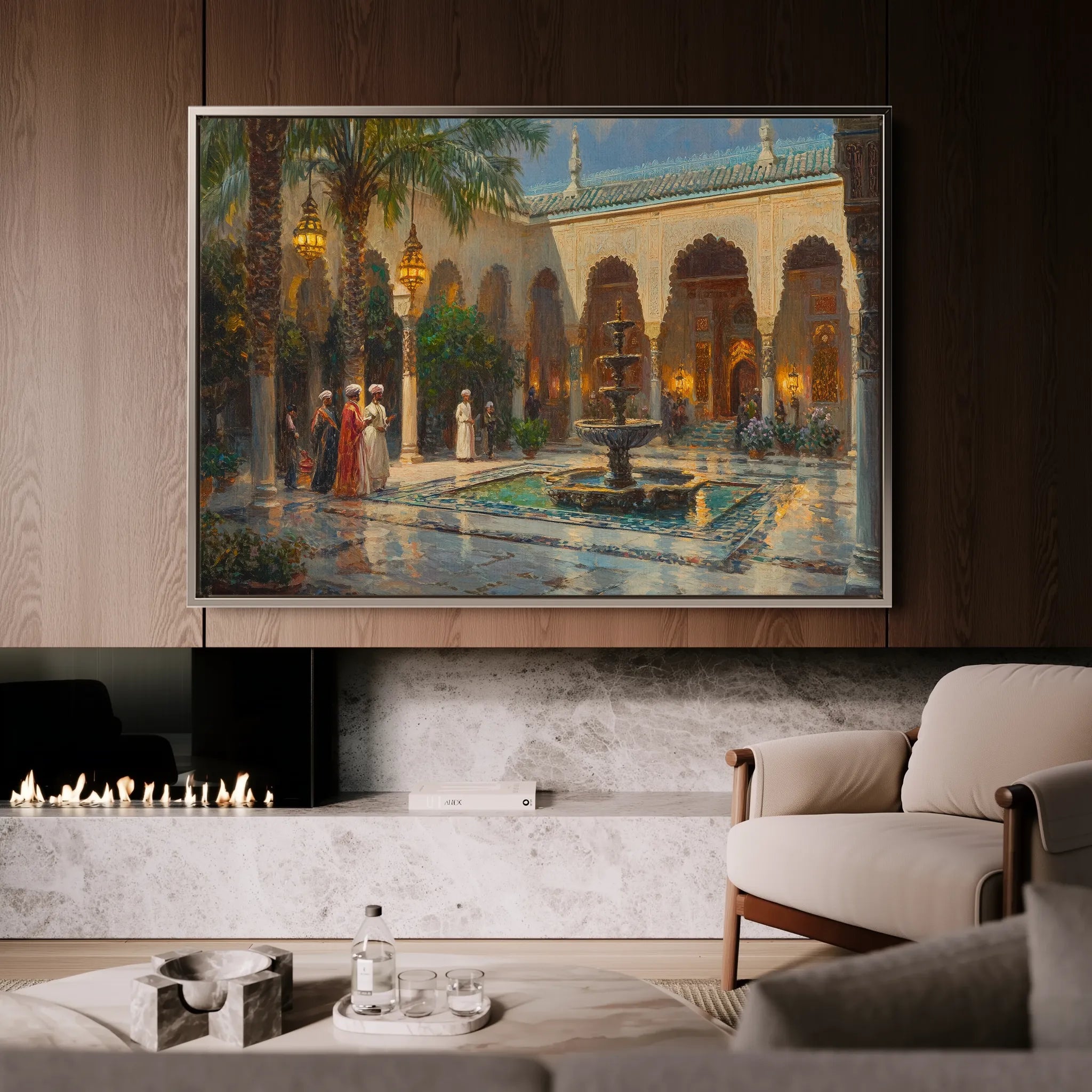 Orientalist Canvas Wall Art WAD046-OR 90 x 60 cm / Stretched on hidden frame