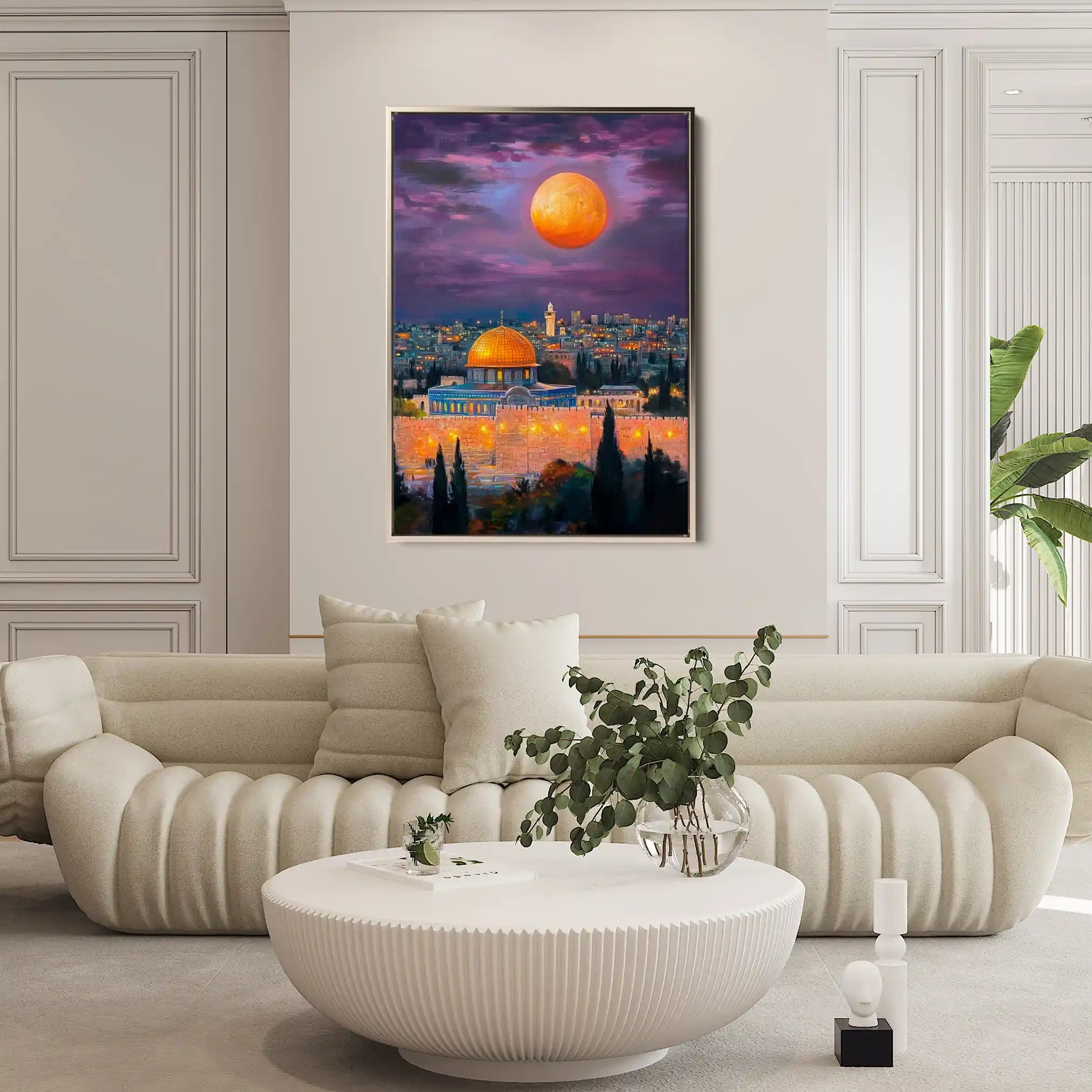 Palestine 046 Canvas Art 90 x 60 cm / Stretched on hidden frame