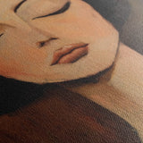 Portrait 046 Canvas Art 90 x 60 cm / Stretched on hidden frame