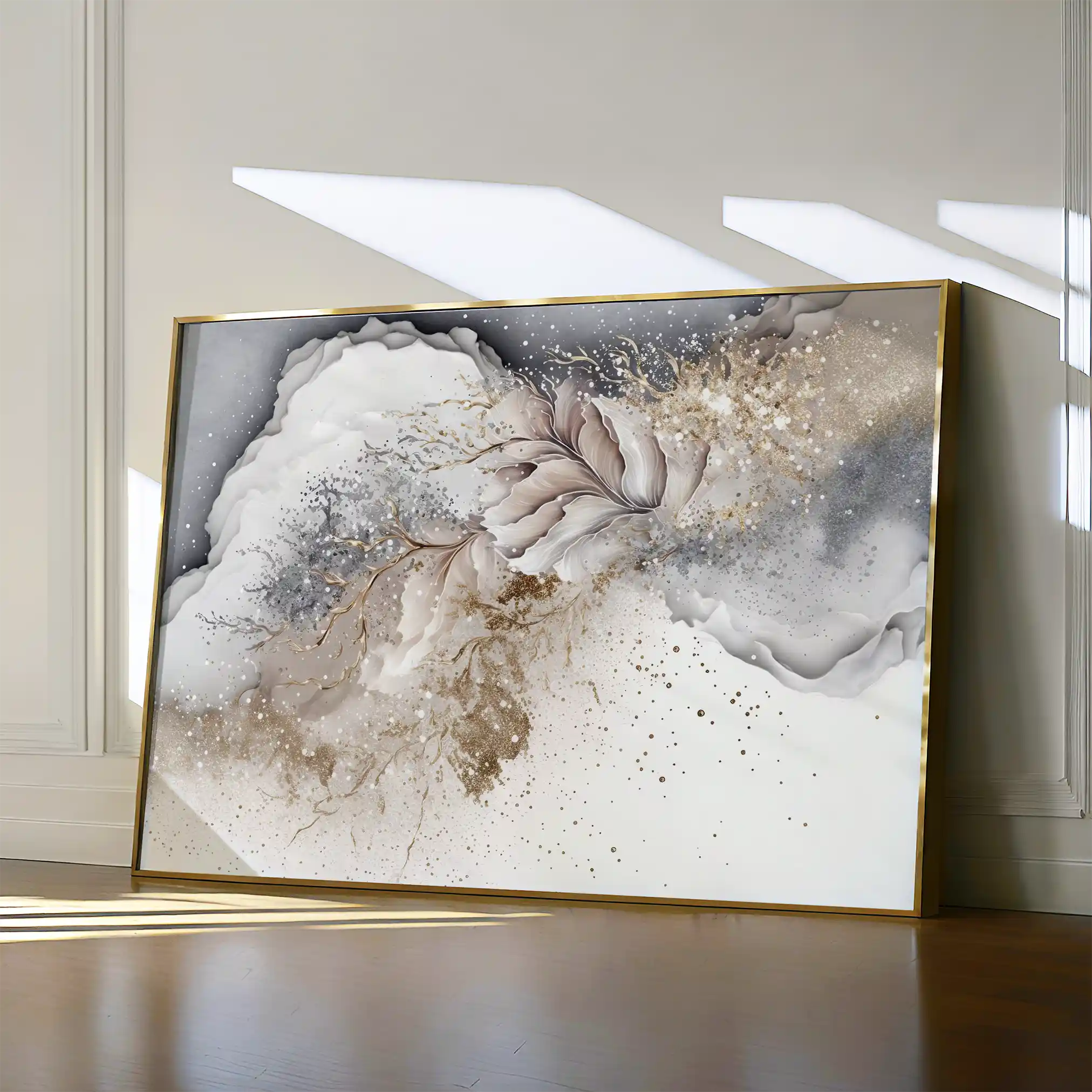 Abstract Canvas Wall Art WAD047-A 90 x 60 cm / Stretched on hidden frame