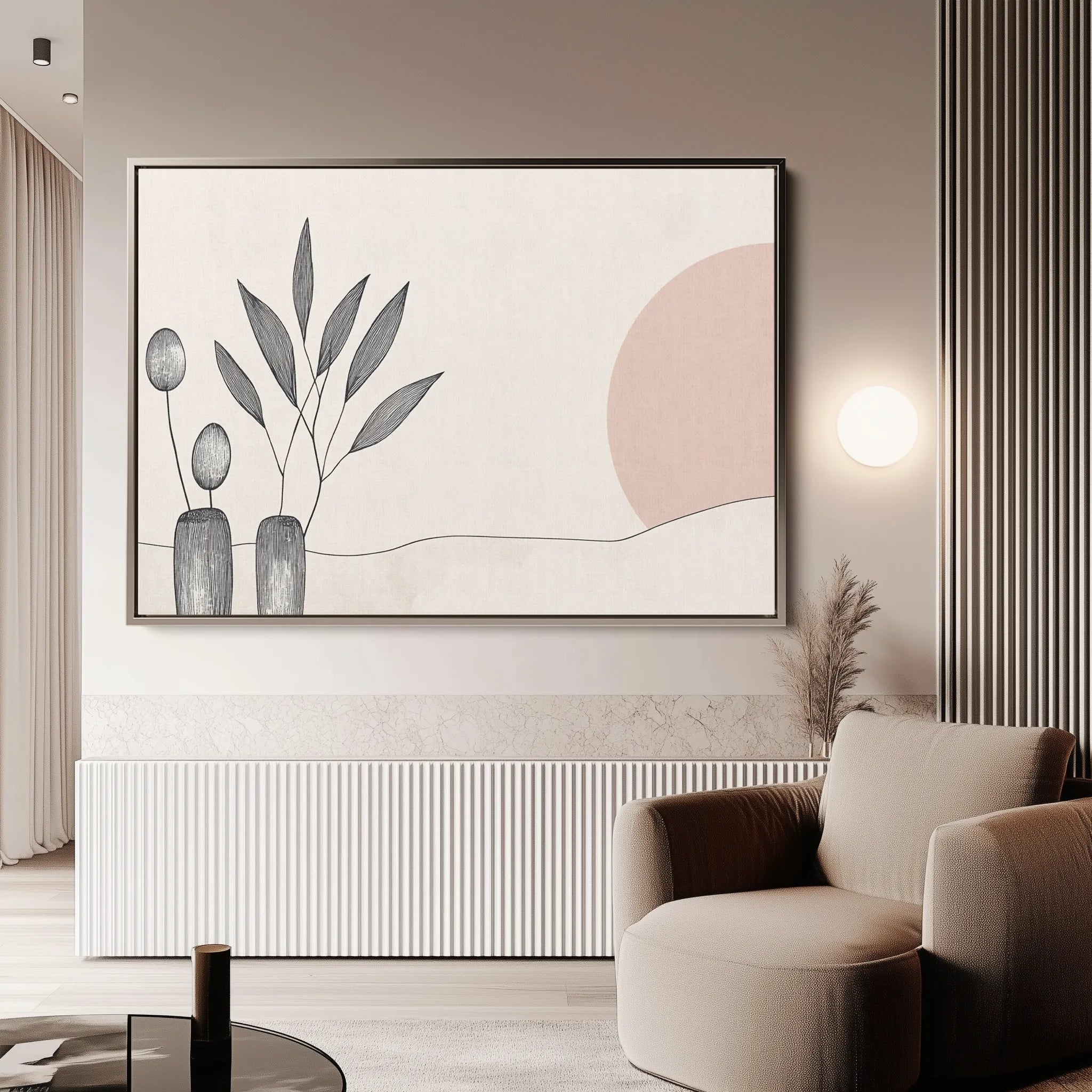 Boho Canvas Wall Art WAD047-BH 90 x 60 cm / Stretched on hidden frame