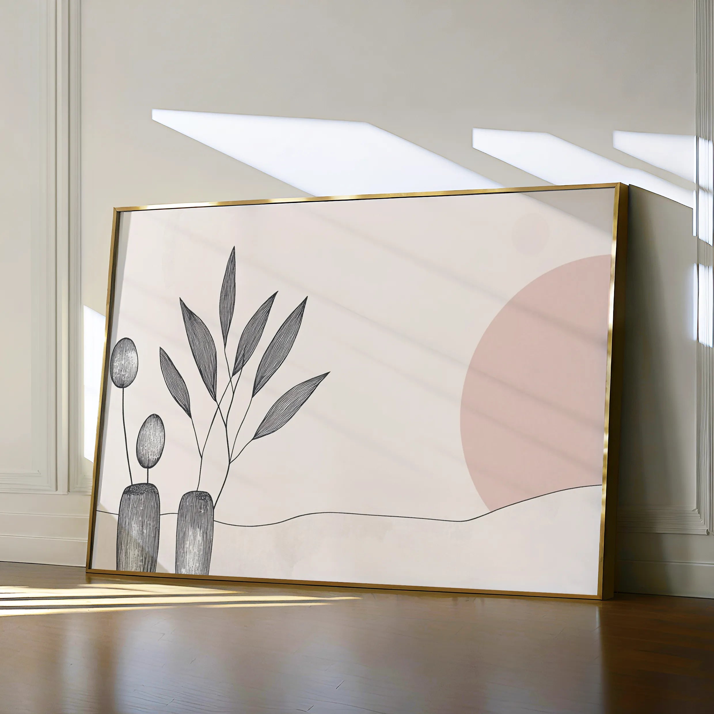Boho Canvas Wall Art WAD047-BH 90 x 60 cm / Stretched on hidden frame