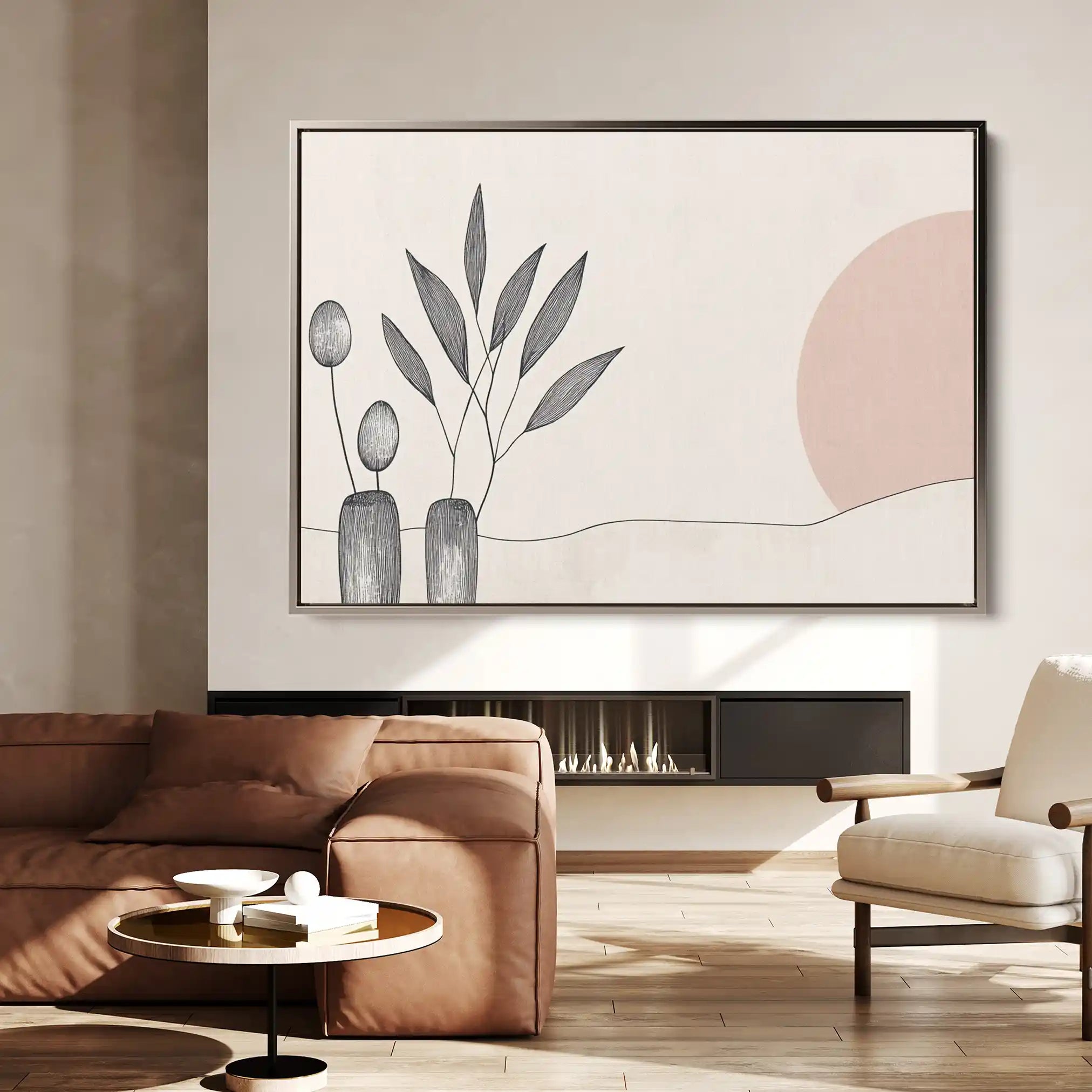 Boho 047 Canvas Art 90 x 60 cm / Stretched on hidden frame