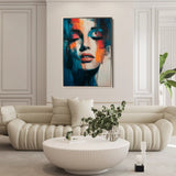 Portrait 047 Canvas Art 90 x 60 cm / Stretched on hidden frame